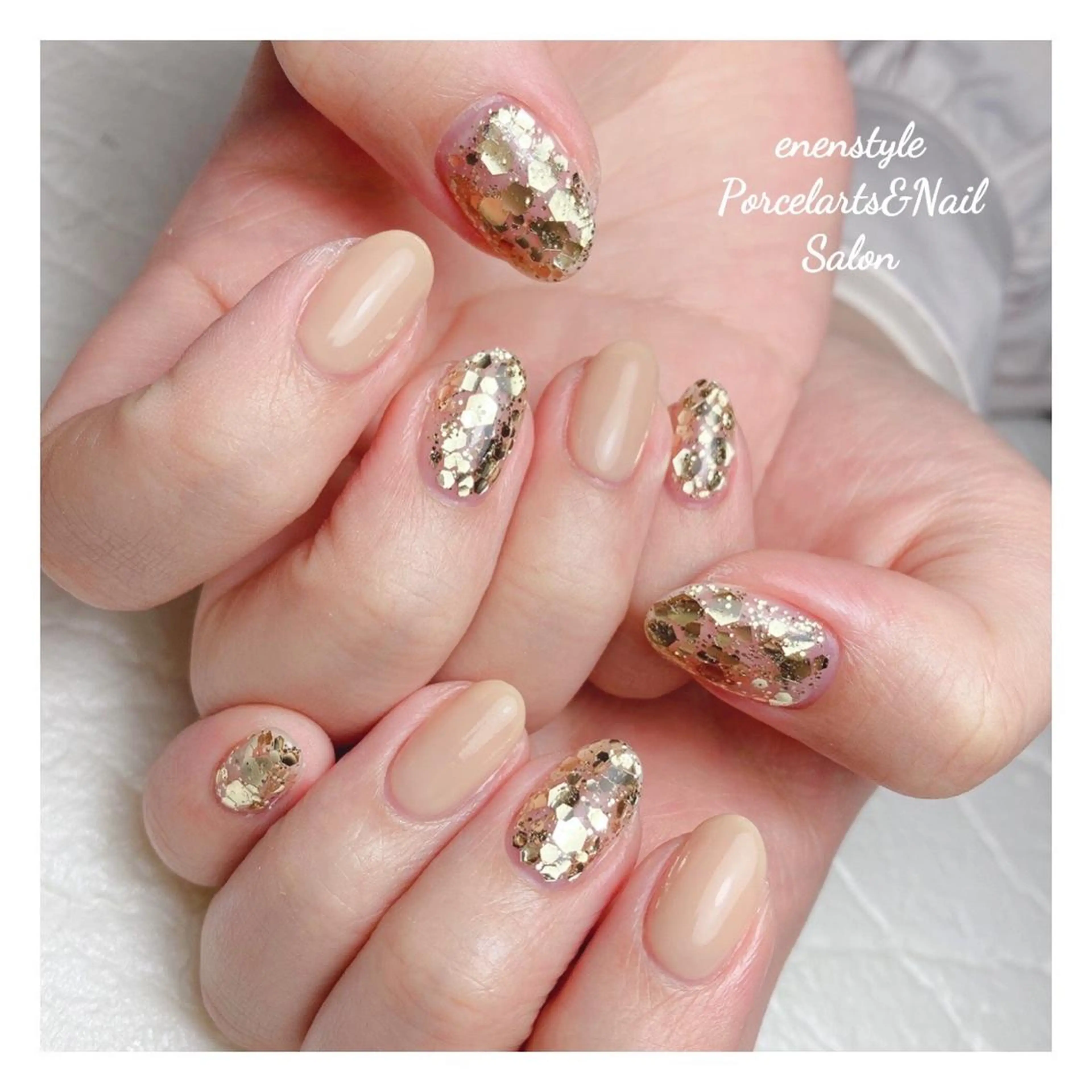 ミディアム ネイル 👑enen style👑のネイルデザイン