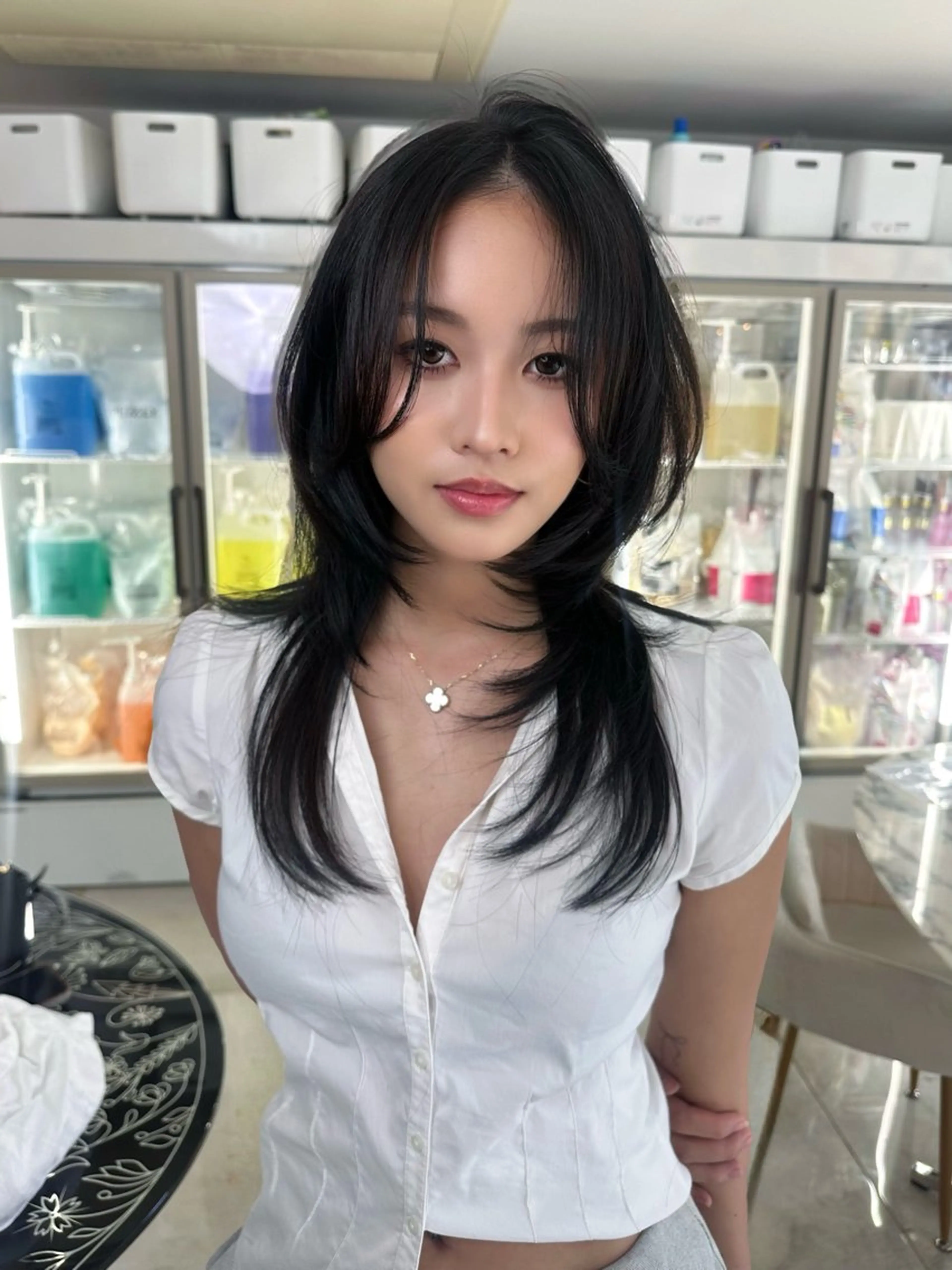 RiA/レイヤーカッ ト/ハッシュカットのヘアスタイル