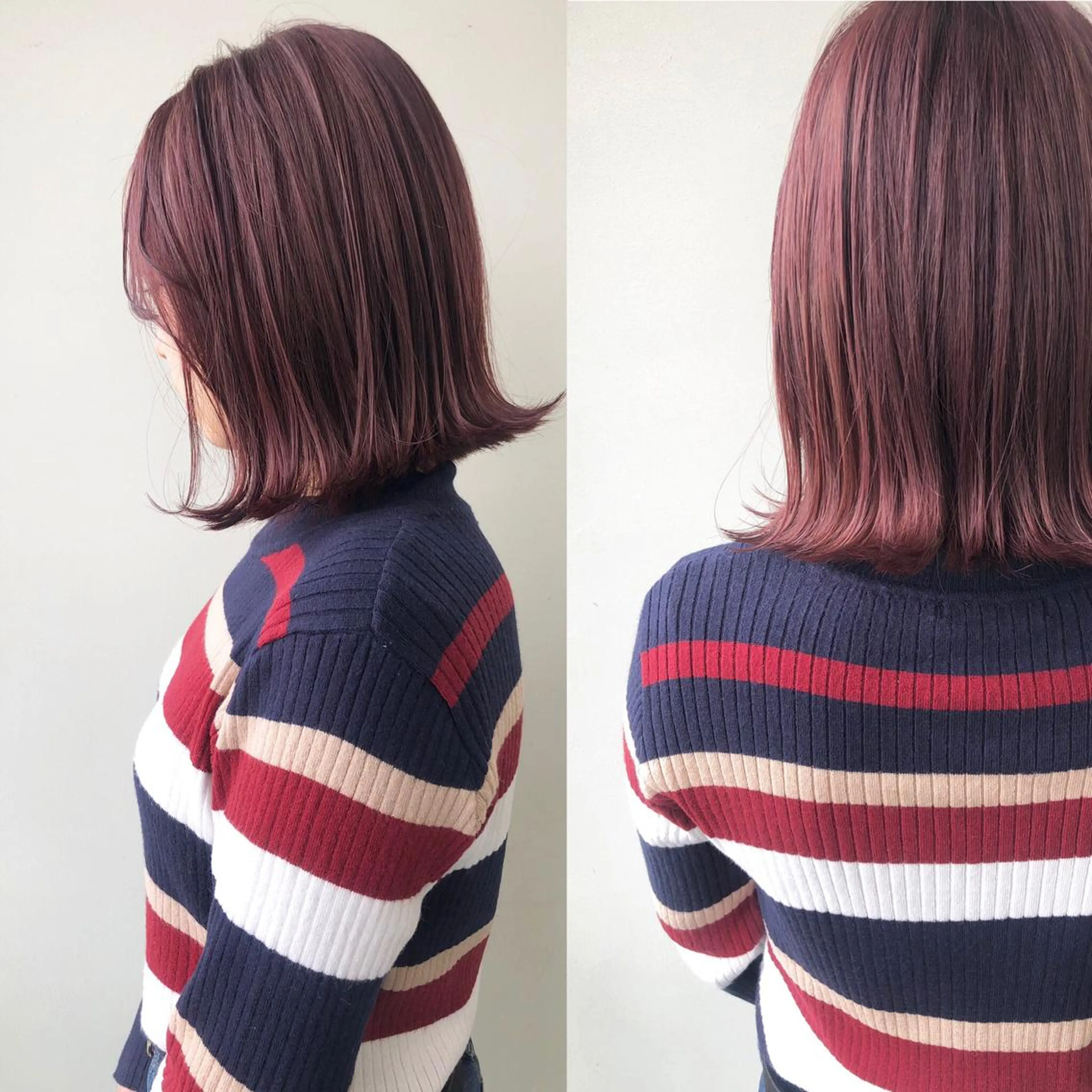 ミディアム アッシュ 小澤大輔 YOLO hairのヘアスタイル