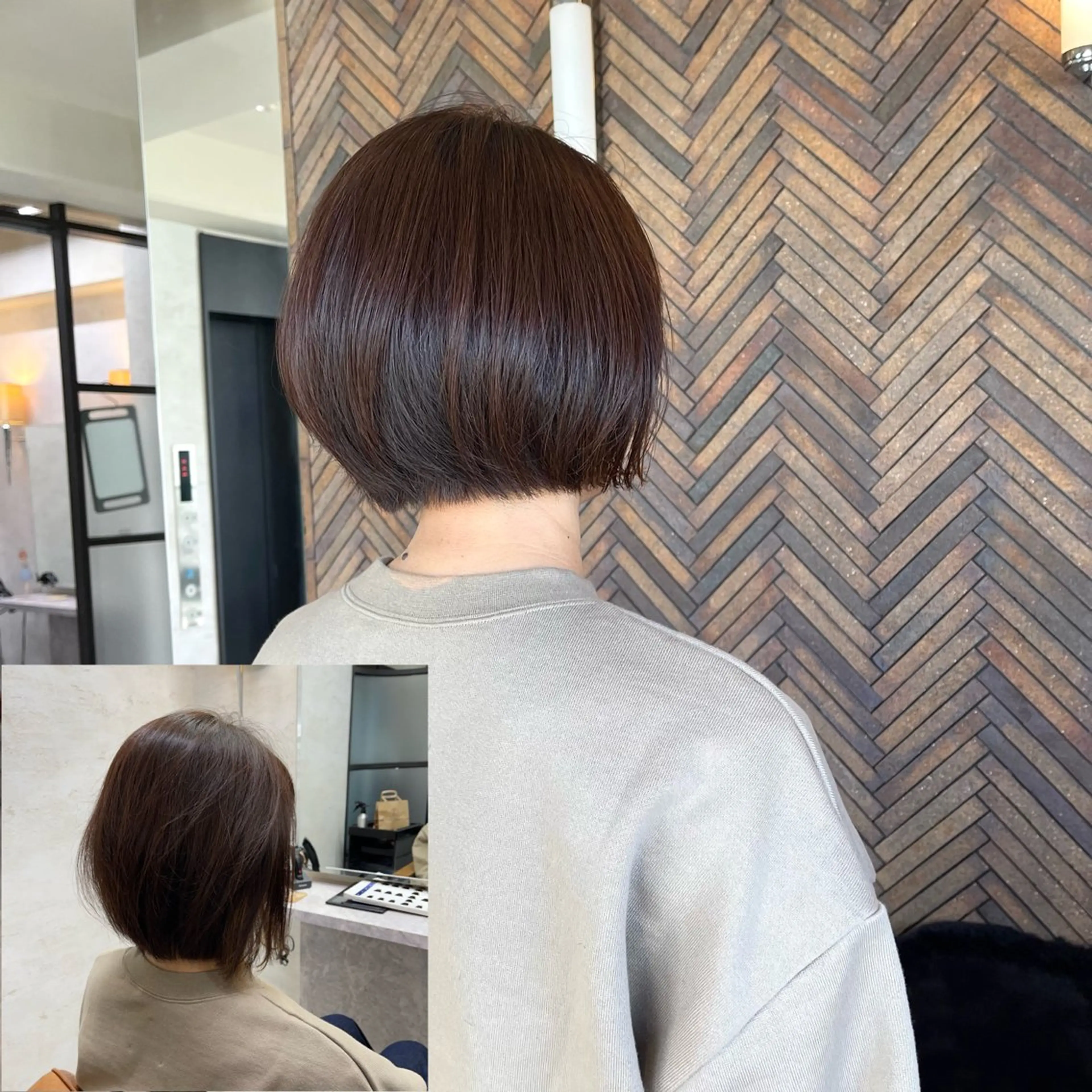 ショート カラー カット ヘアカラー 黒崎 勝巳のヘアスタイル