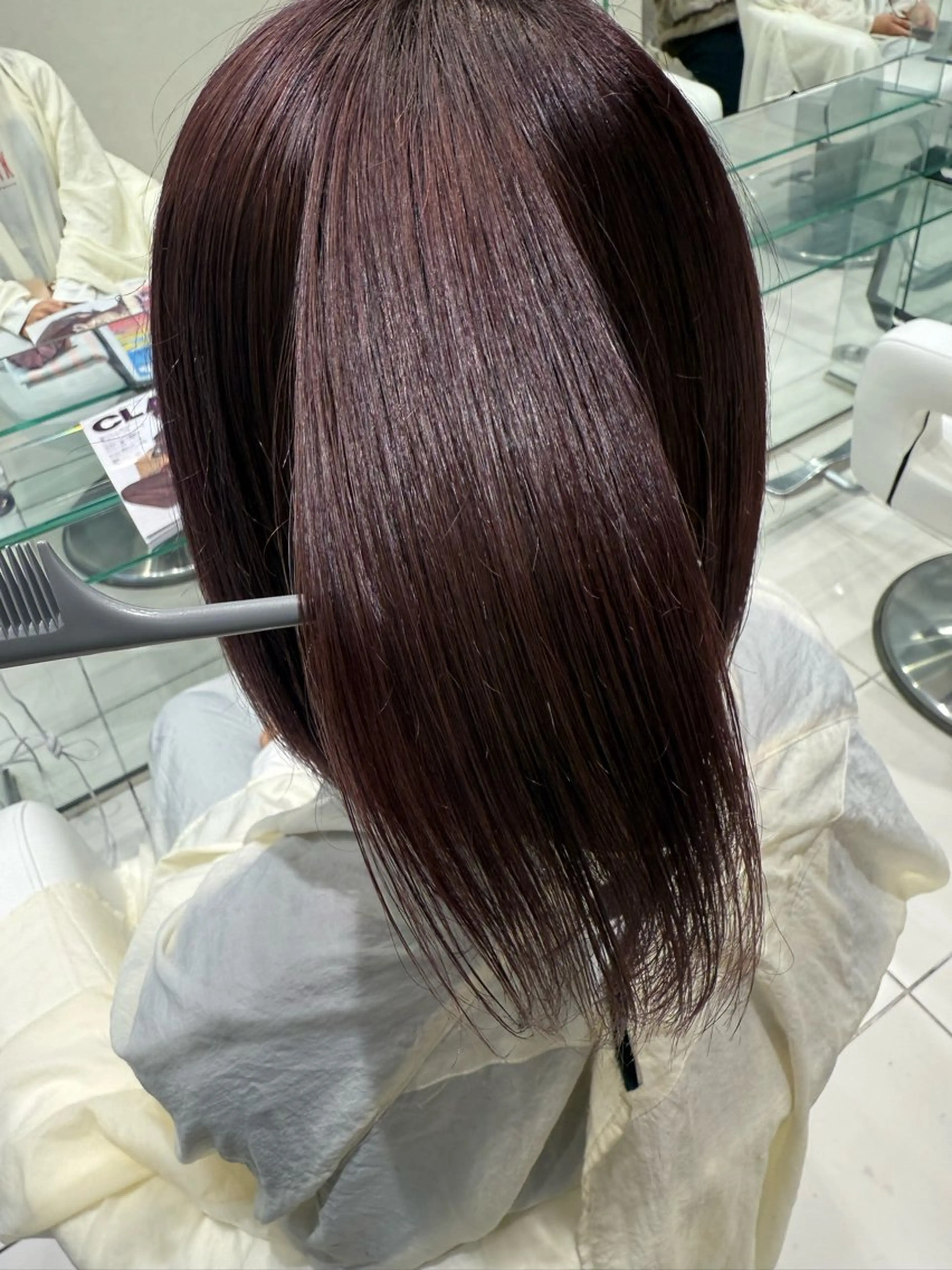 アルカリカラー＋前処理トリートメントの写真