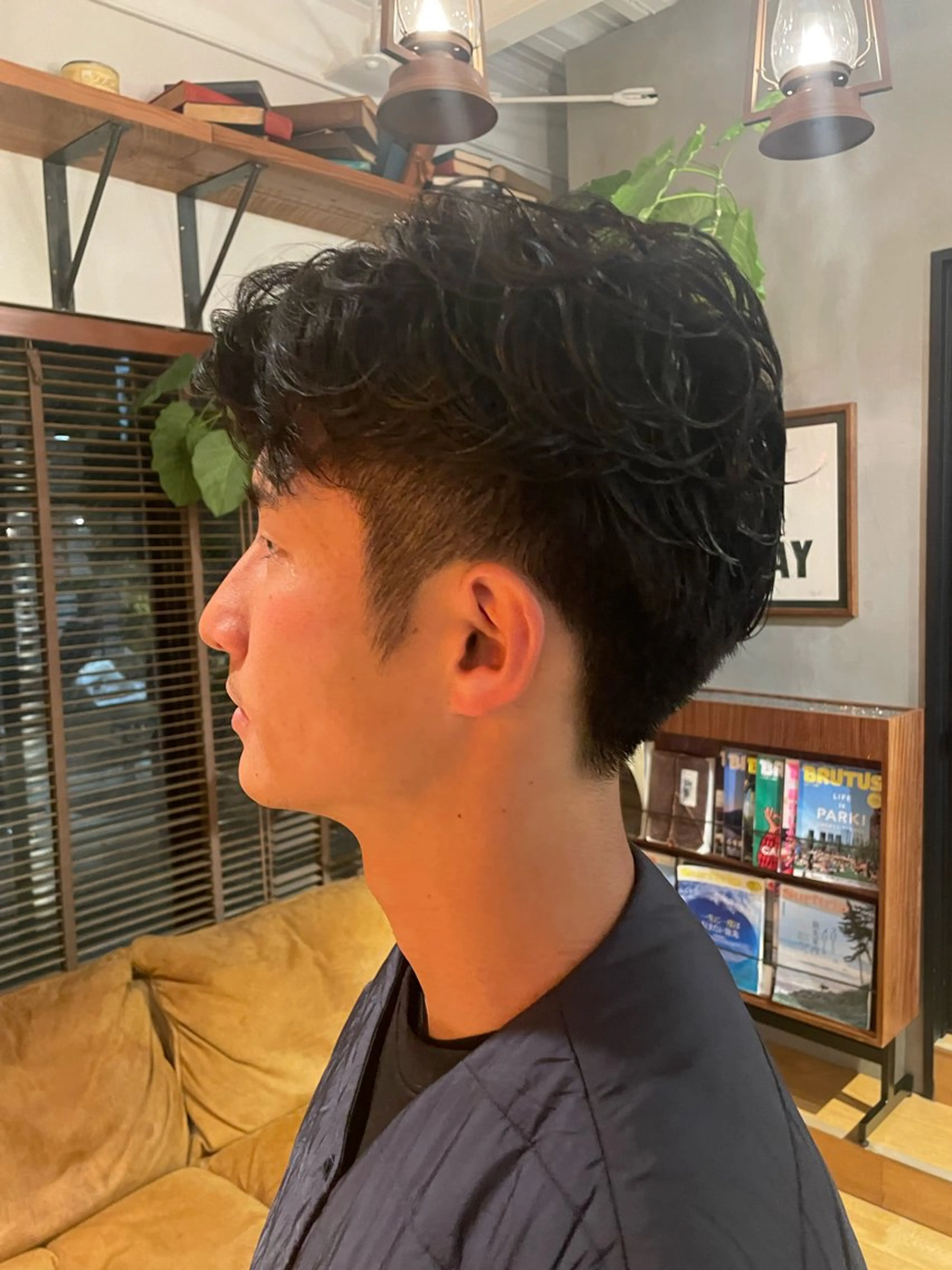 パーマ メンズ カット パーマ TETOTE三宮 ioriのヘアスタイル