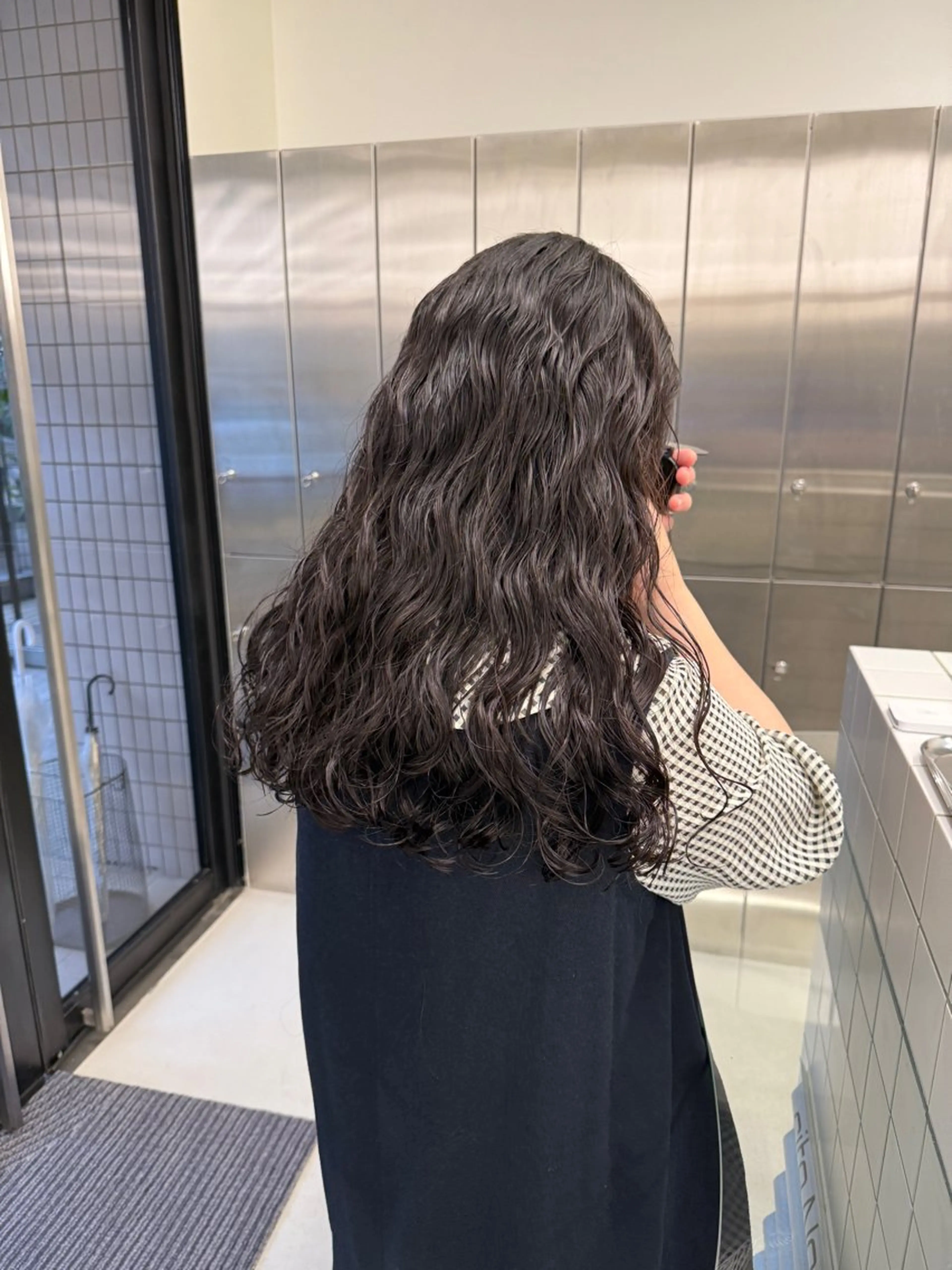 ロング カラー カット 表参道🌿赤み消し カラー/チナツのヘアスタイル