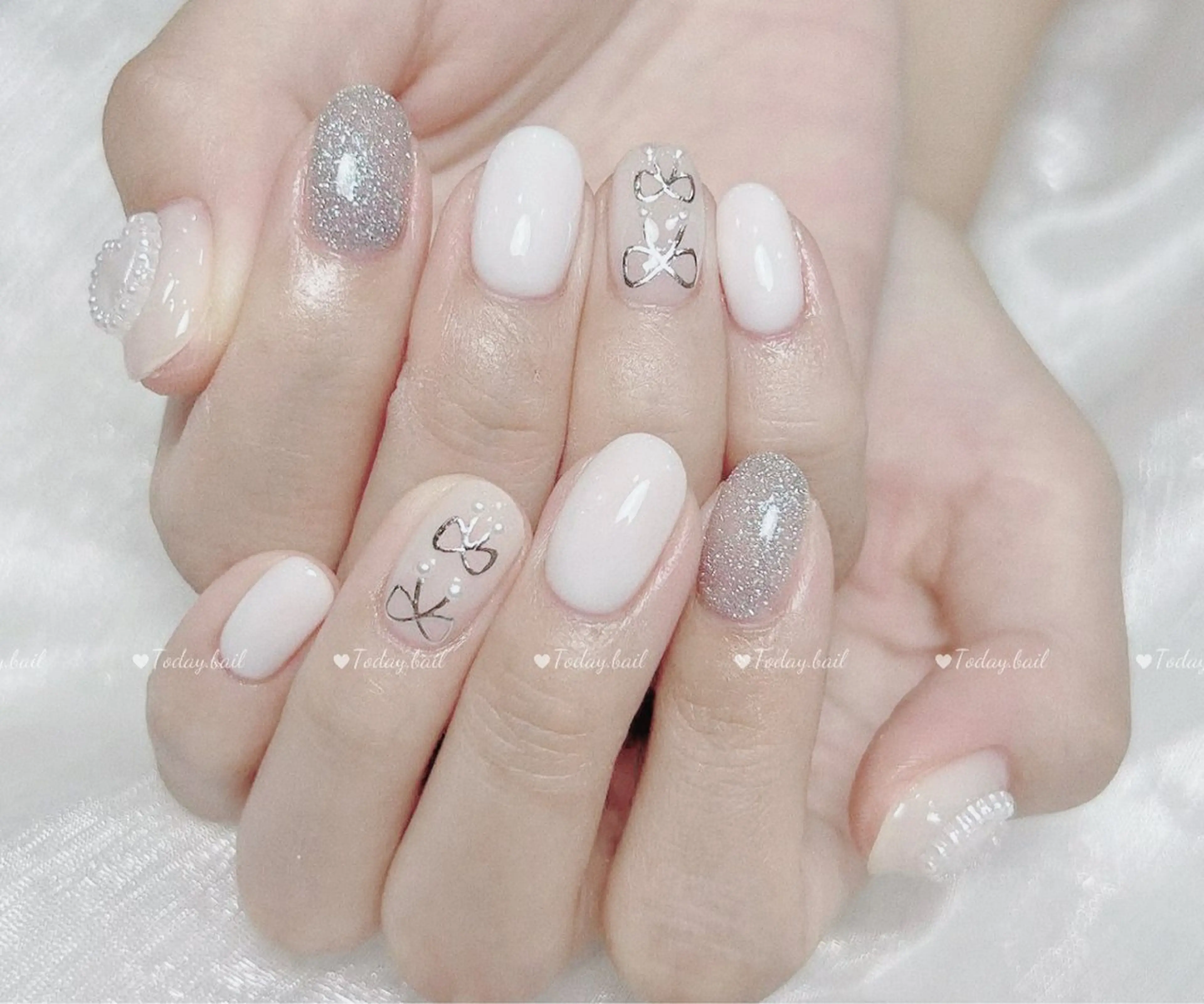 ネイル ハンドネイル 🎀Today nail💅のネイルデザイン