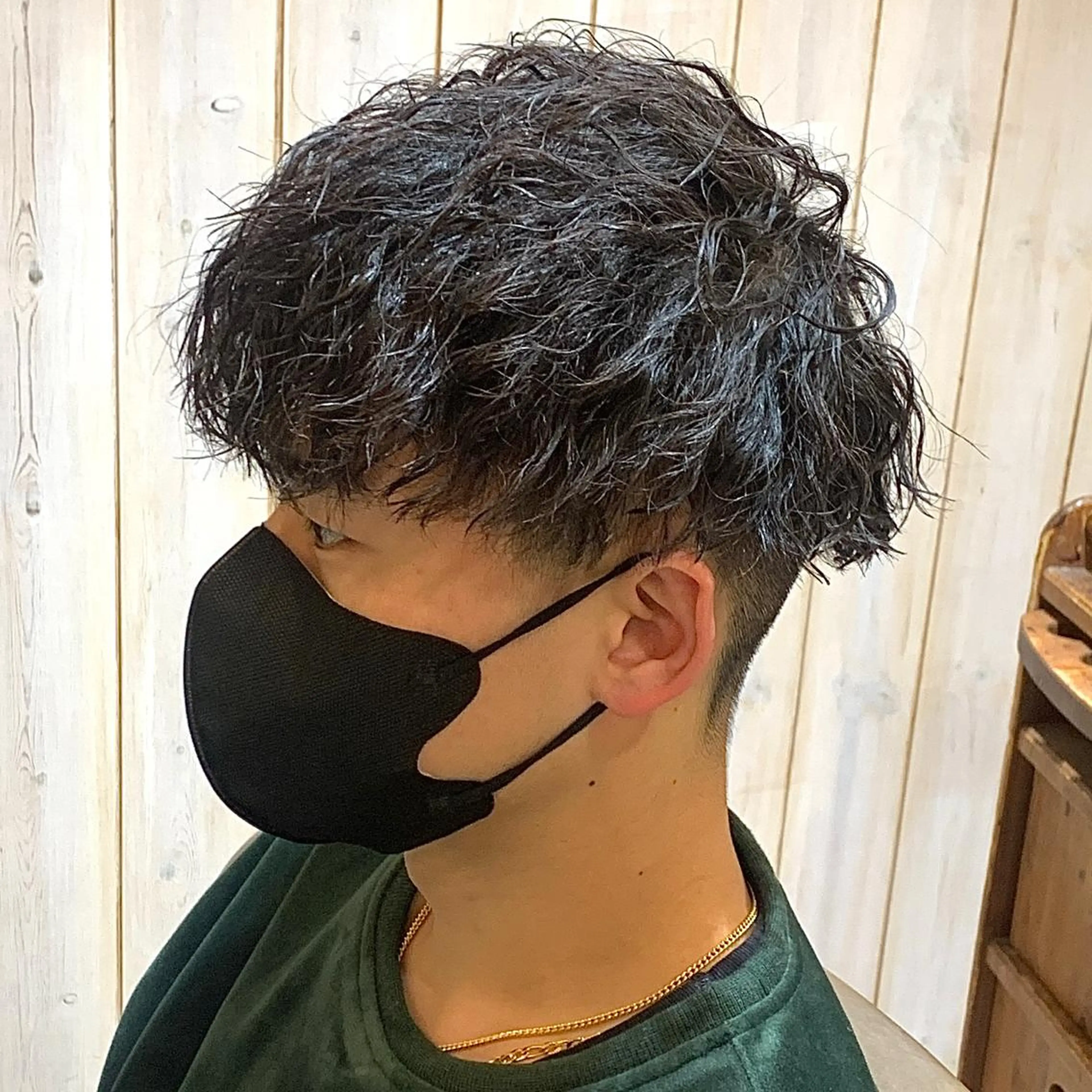 ショート パーマ メンズ カルマパーマ メンズ韓国風 メンズパーマ スペインカール メンズツイストパーマ メンズパーマ&メンズ 縮毛矯正/平野/渋谷のヘアスタイル