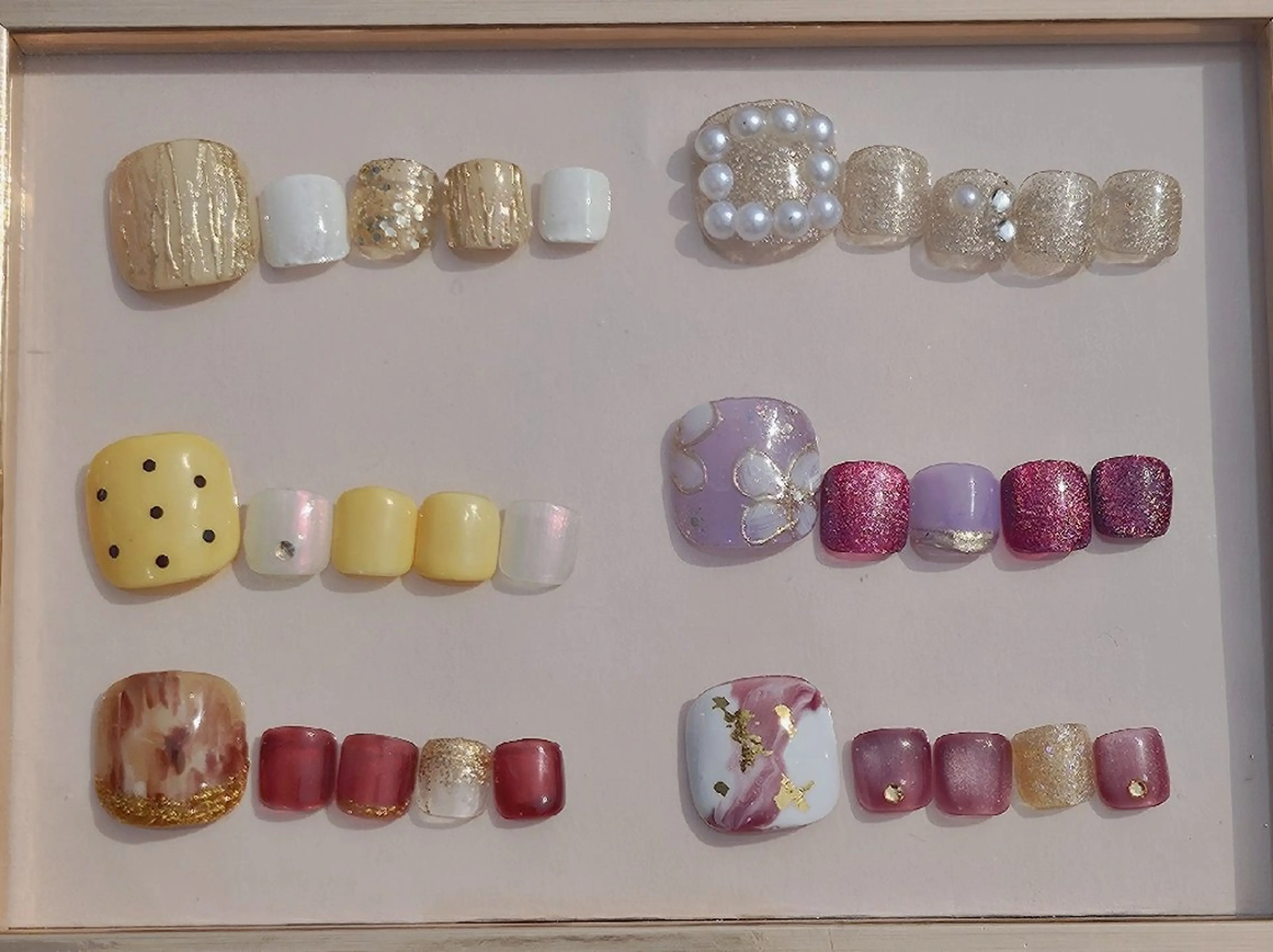 ネイル フットネイル フットネイル NailSalon LuireYUUNAのネイルデザイン