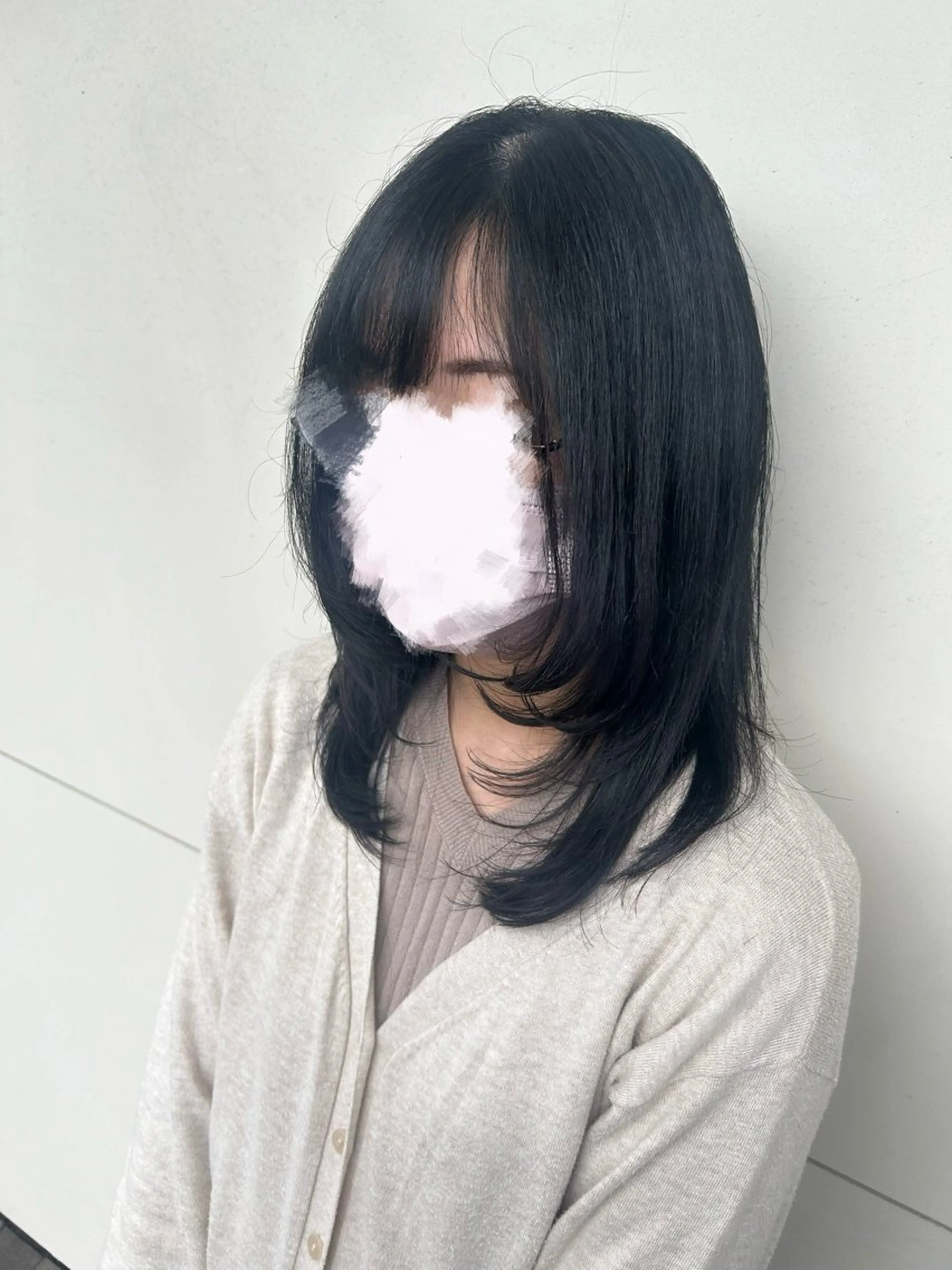 ミディアム 韓国風ヘア レイヤーカット カット ガーリー×韓国🎀 ⟡.·天野結良⟡.·のヘアスタイル