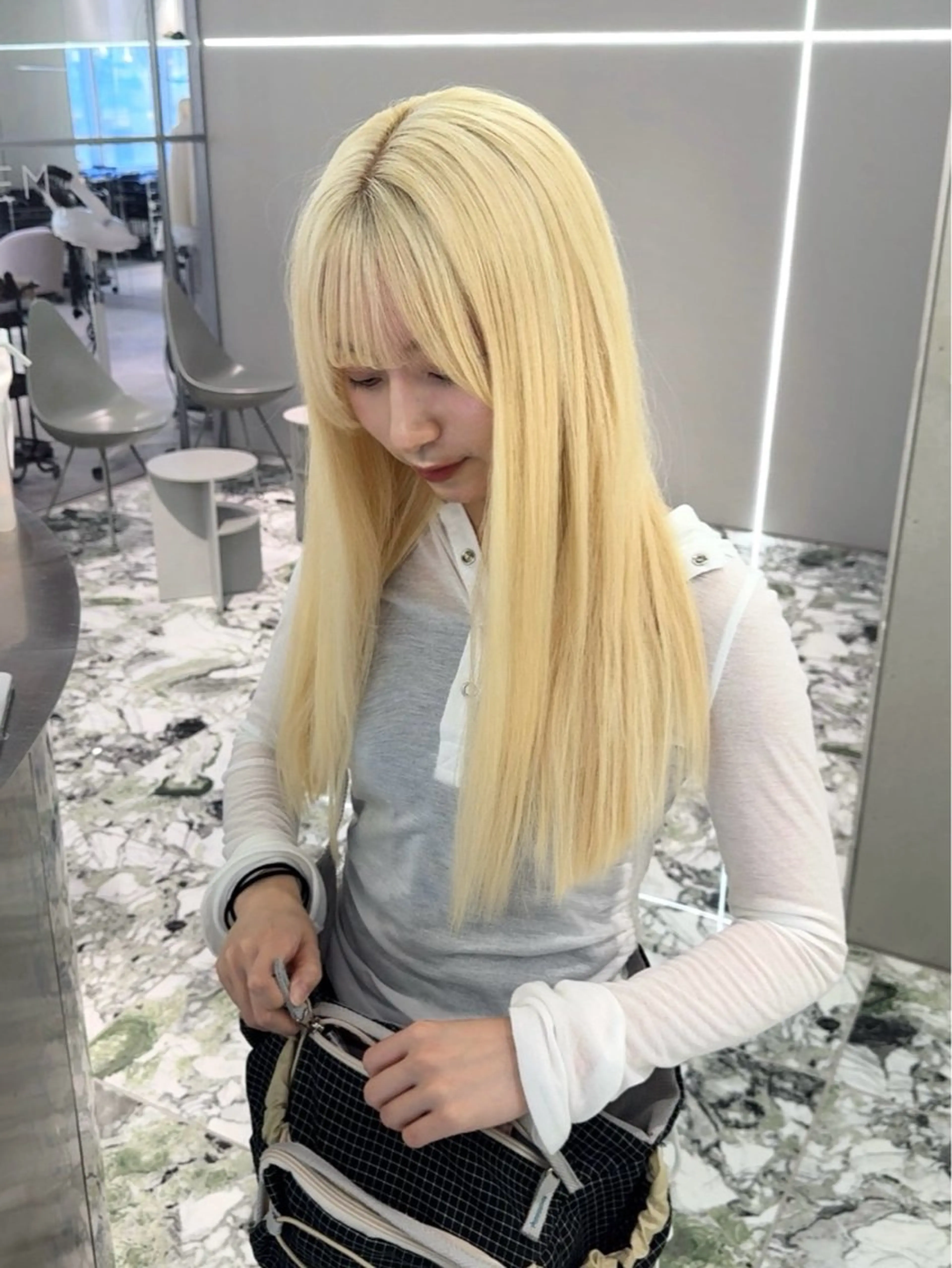 ロング カラー GEM/ハイトーン /名駅/kanaeのヘアスタイル