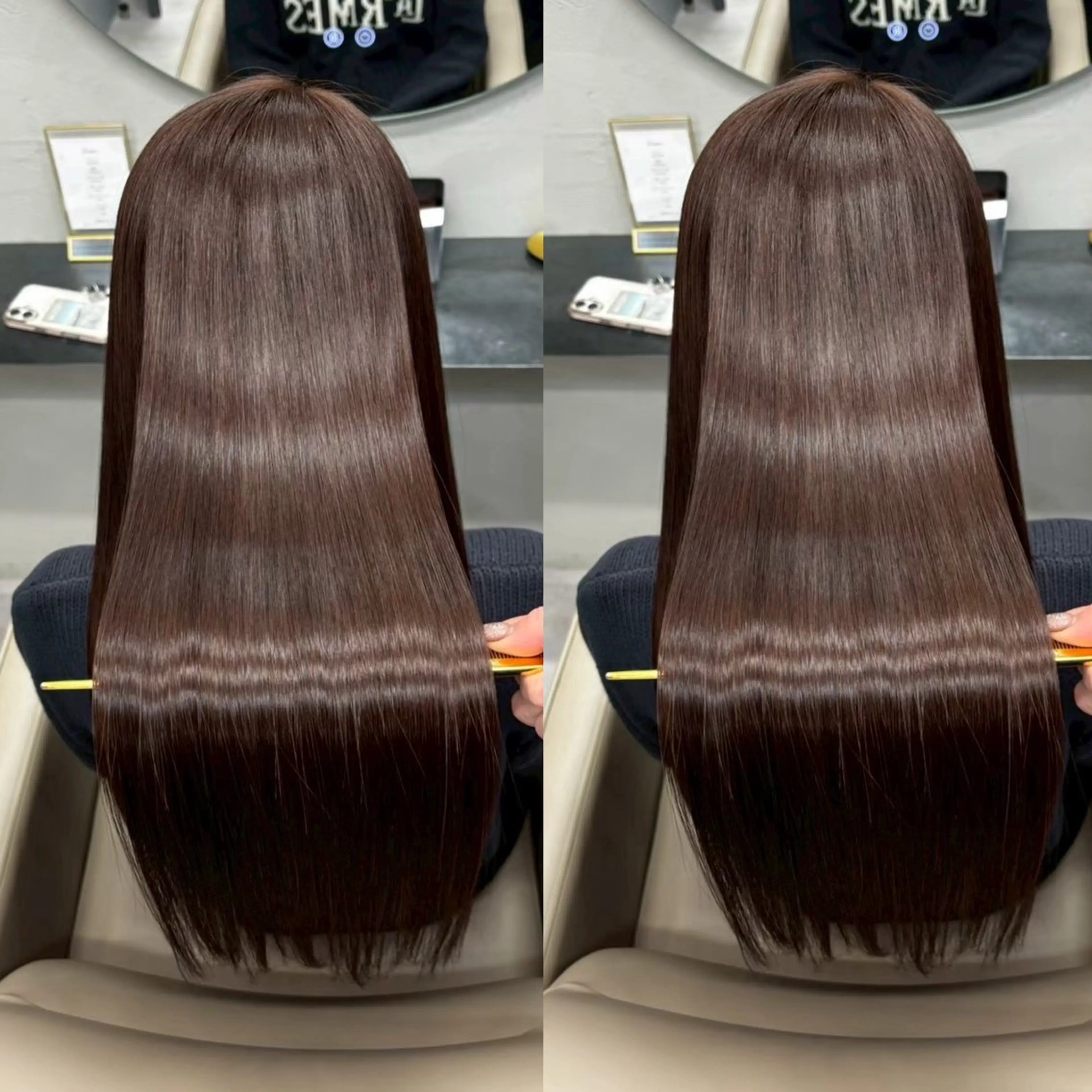 ロング カラー カット ヘアカラー トリートメント 新宿/髪質改善/ 縮毛矯正/suuのヘアスタイル