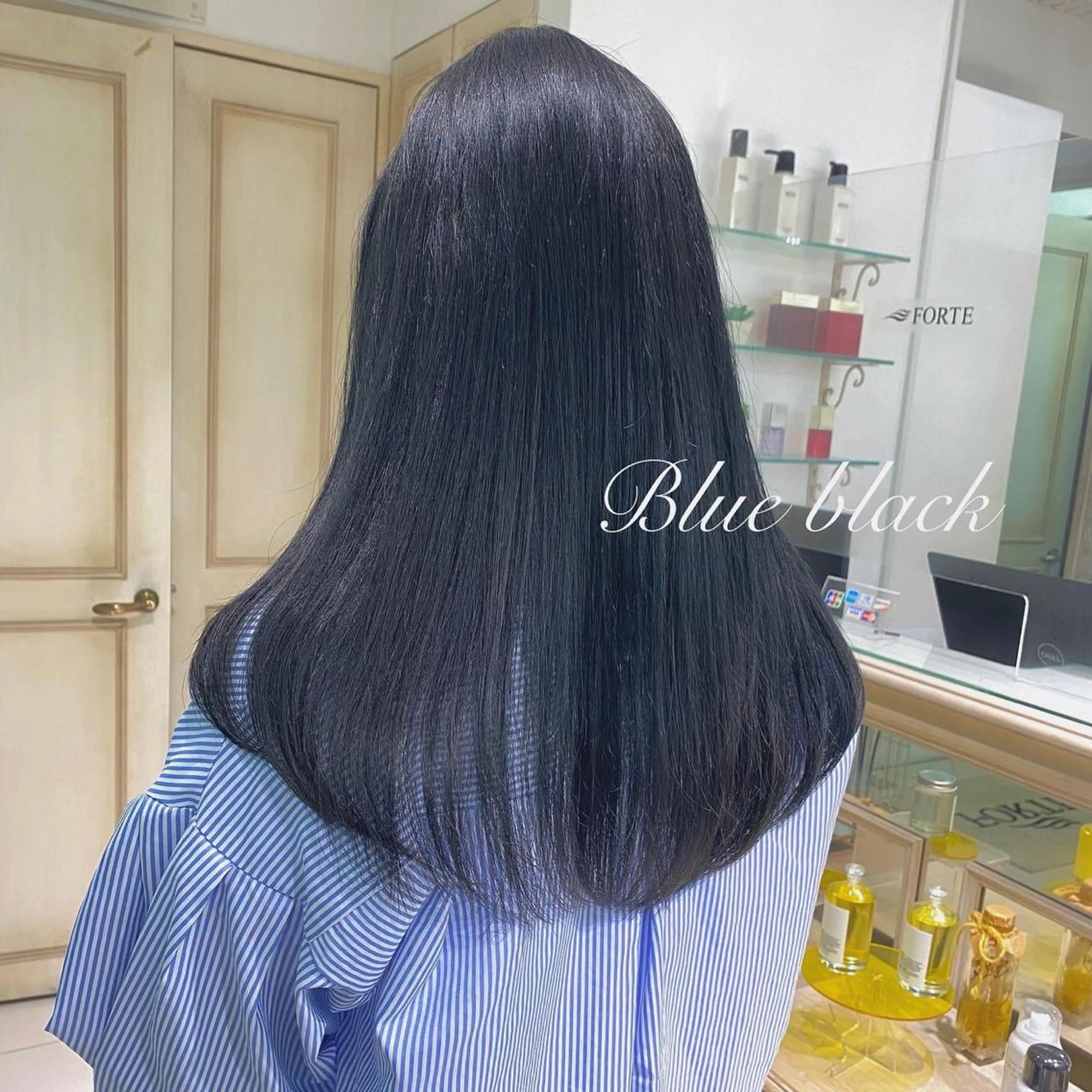 ロング カラー ヘアアレンジ 透明感カラー 古山 結季🌙🖤のヘアスタイル