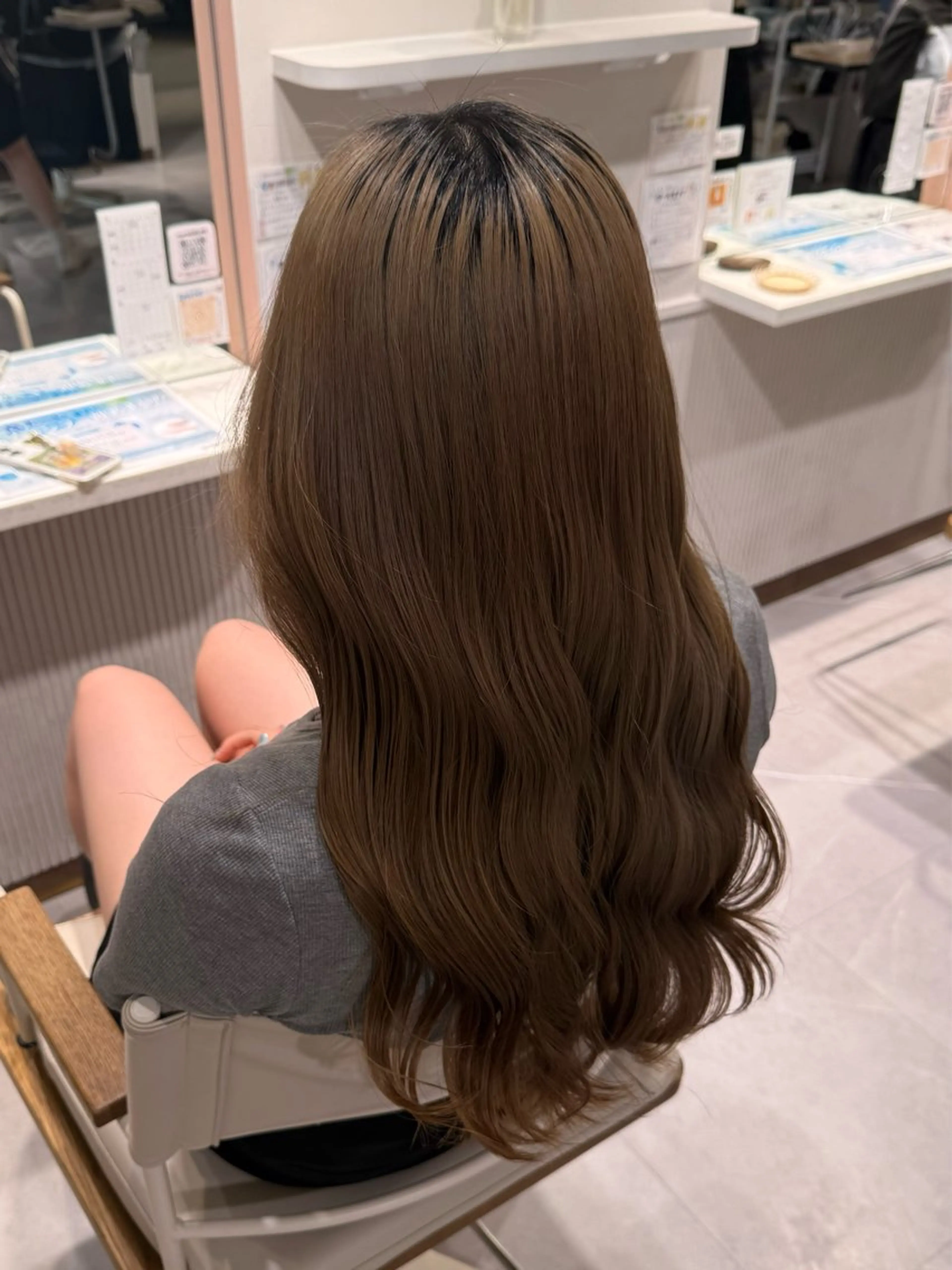 トリートメント 暖色カラー/艶髪/ 韓国/ひなのヘアスタイル