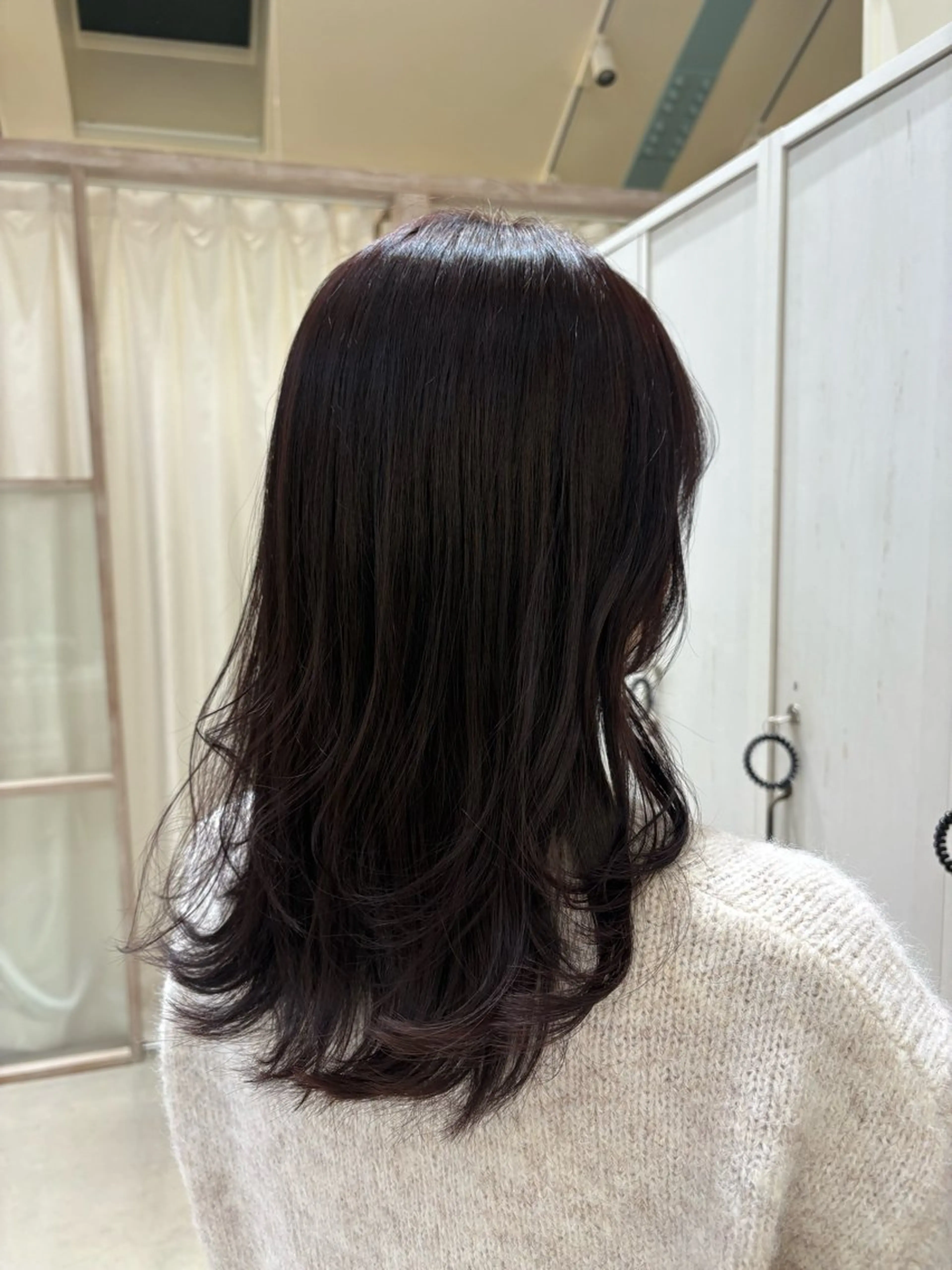 ロング つちだ ゆうひ / 暗髪カラー⟡.·のヘアスタイル