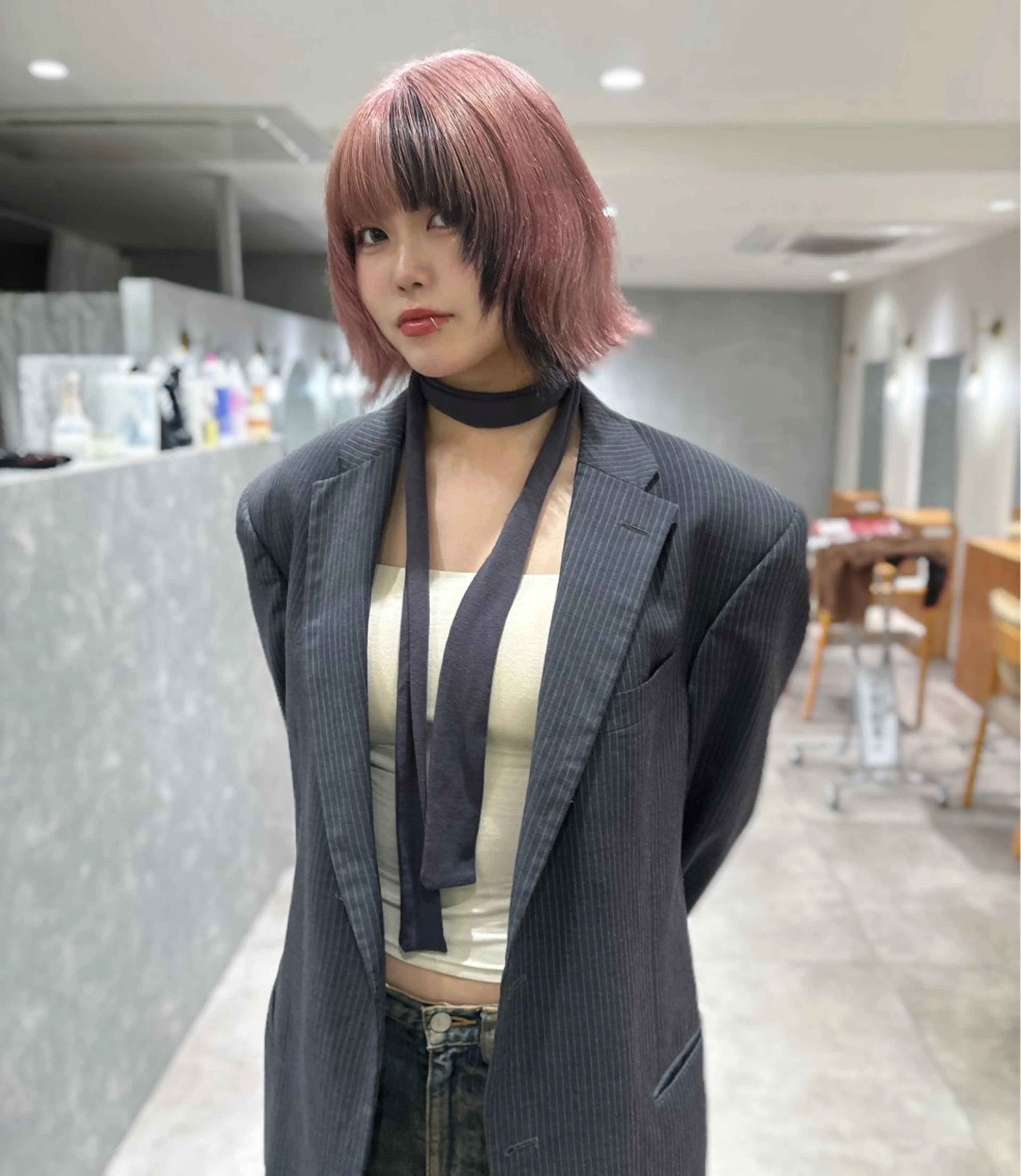 カラー 河原 楓樹のヘアスタイル