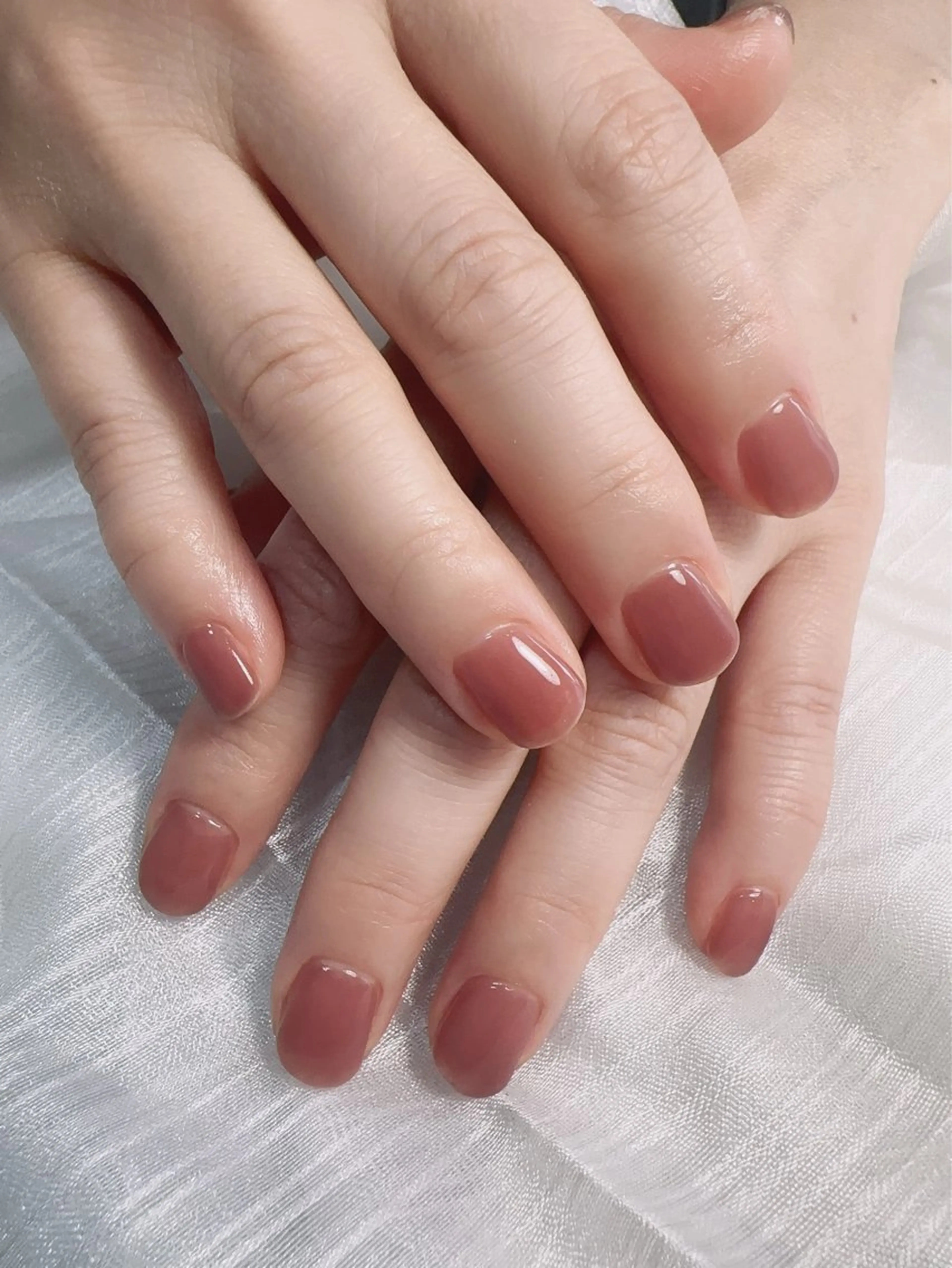 ネイル ワンカラーネイル P&Y NailSalonのネイルデザイン