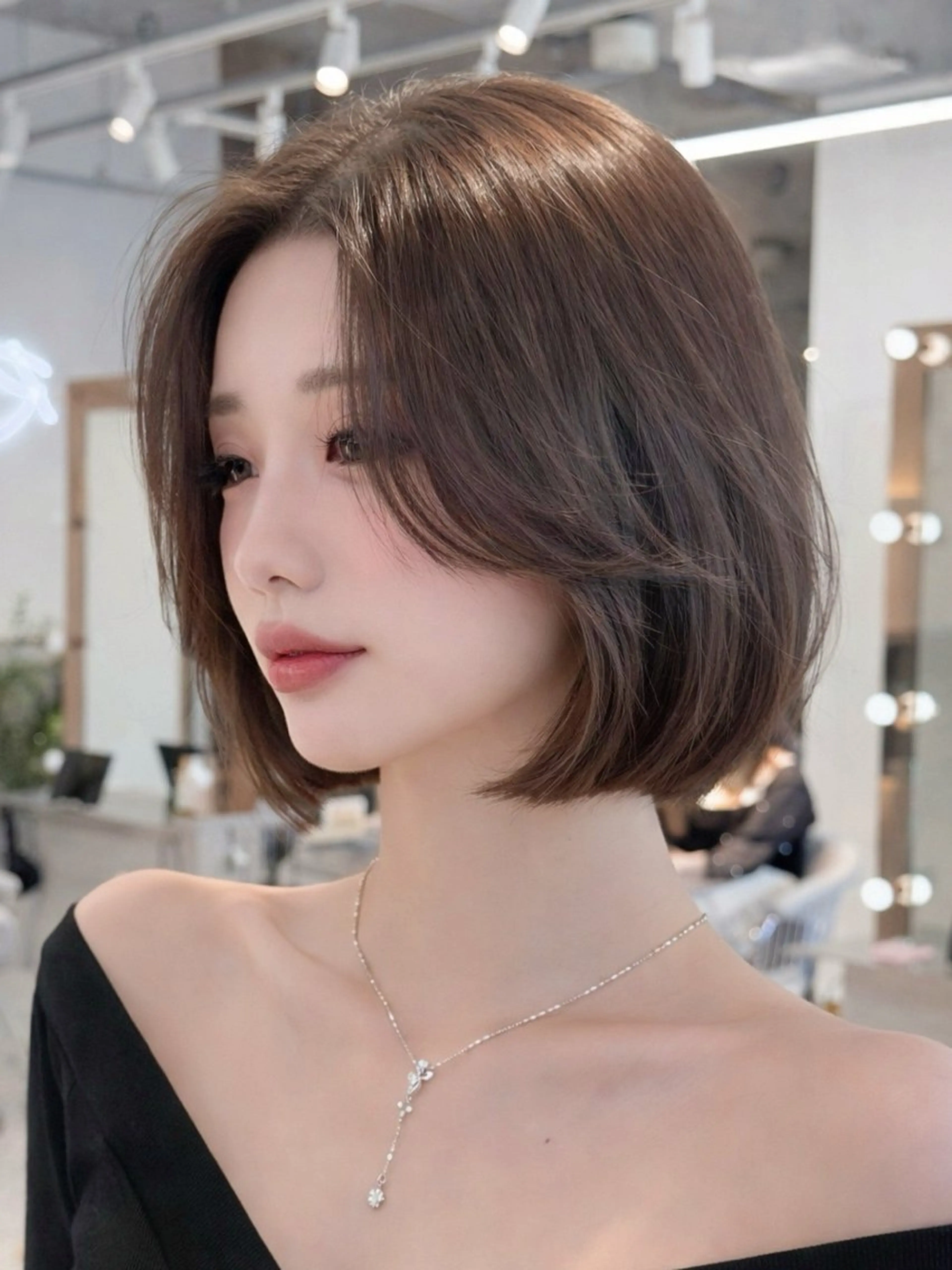 ショート カラー 木元 瑛✂︎ボブのヘアスタイル