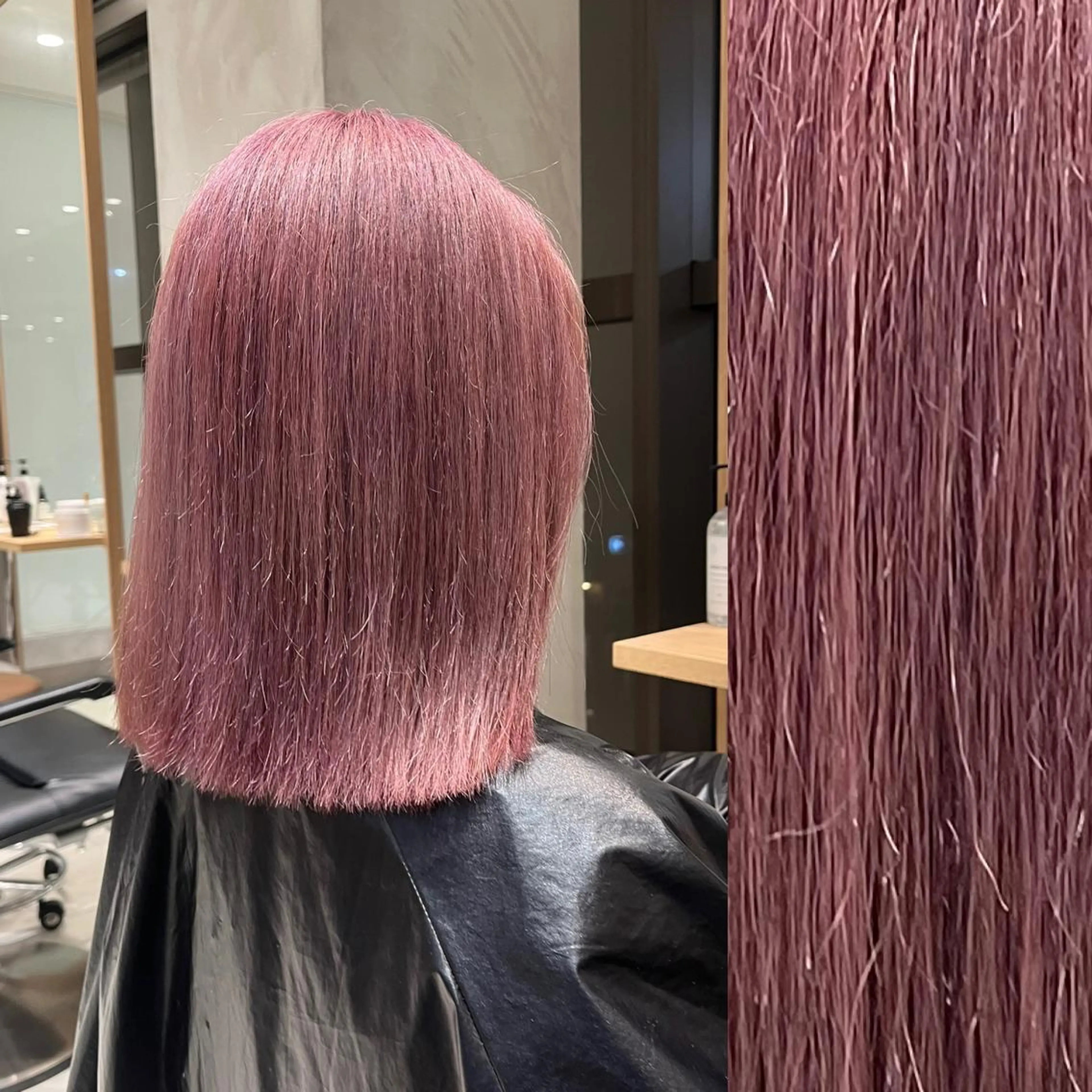 ミディアム カラー ヘアアレンジ ベージュカラー ブリーチ ブラウンカラー ケアブリーチ カシス stylist ◎RUKI.のヘアスタイル