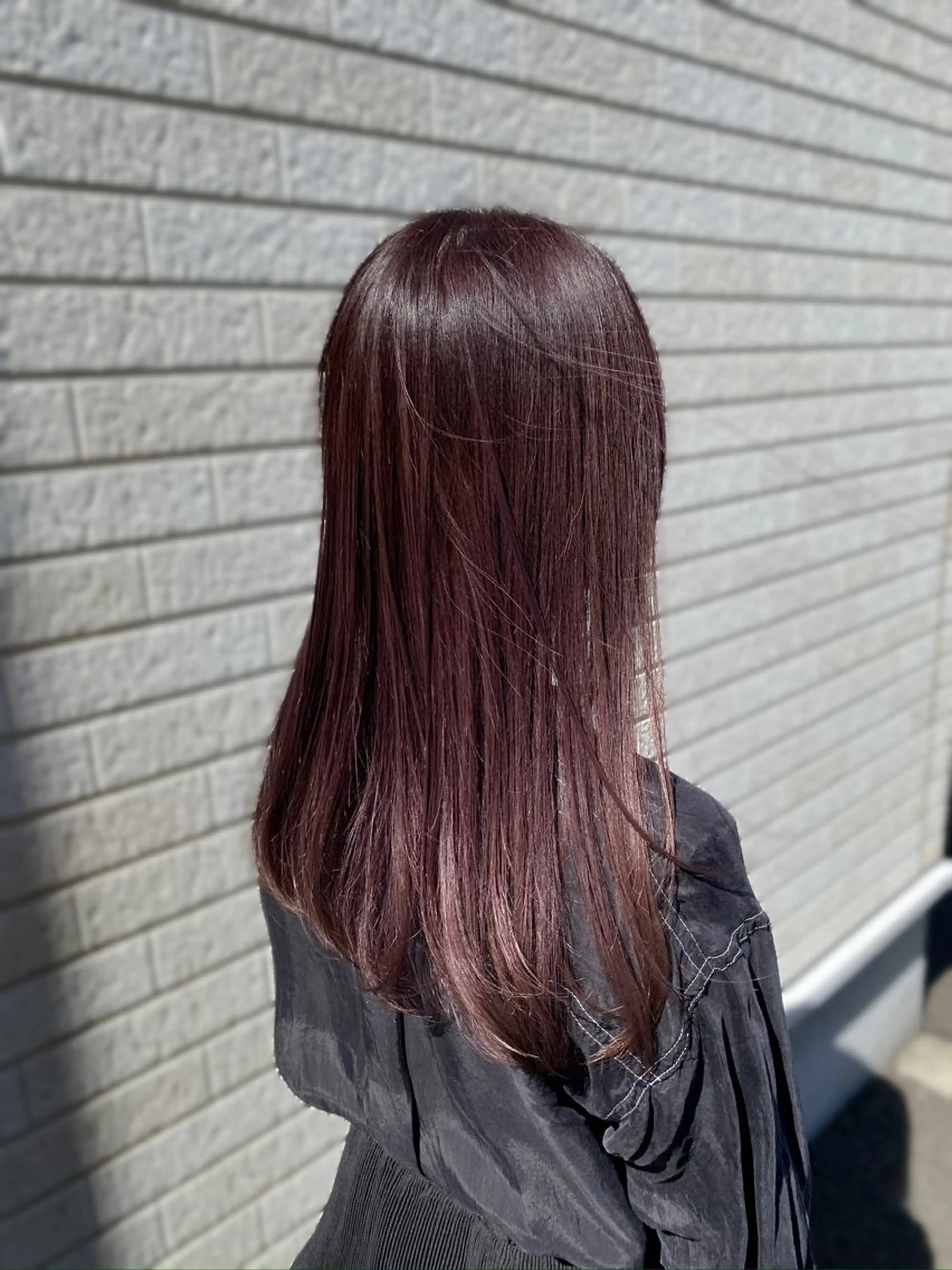 セミロング カラー ピンクカラー 安住 千明のマツエク・マツパデザイン