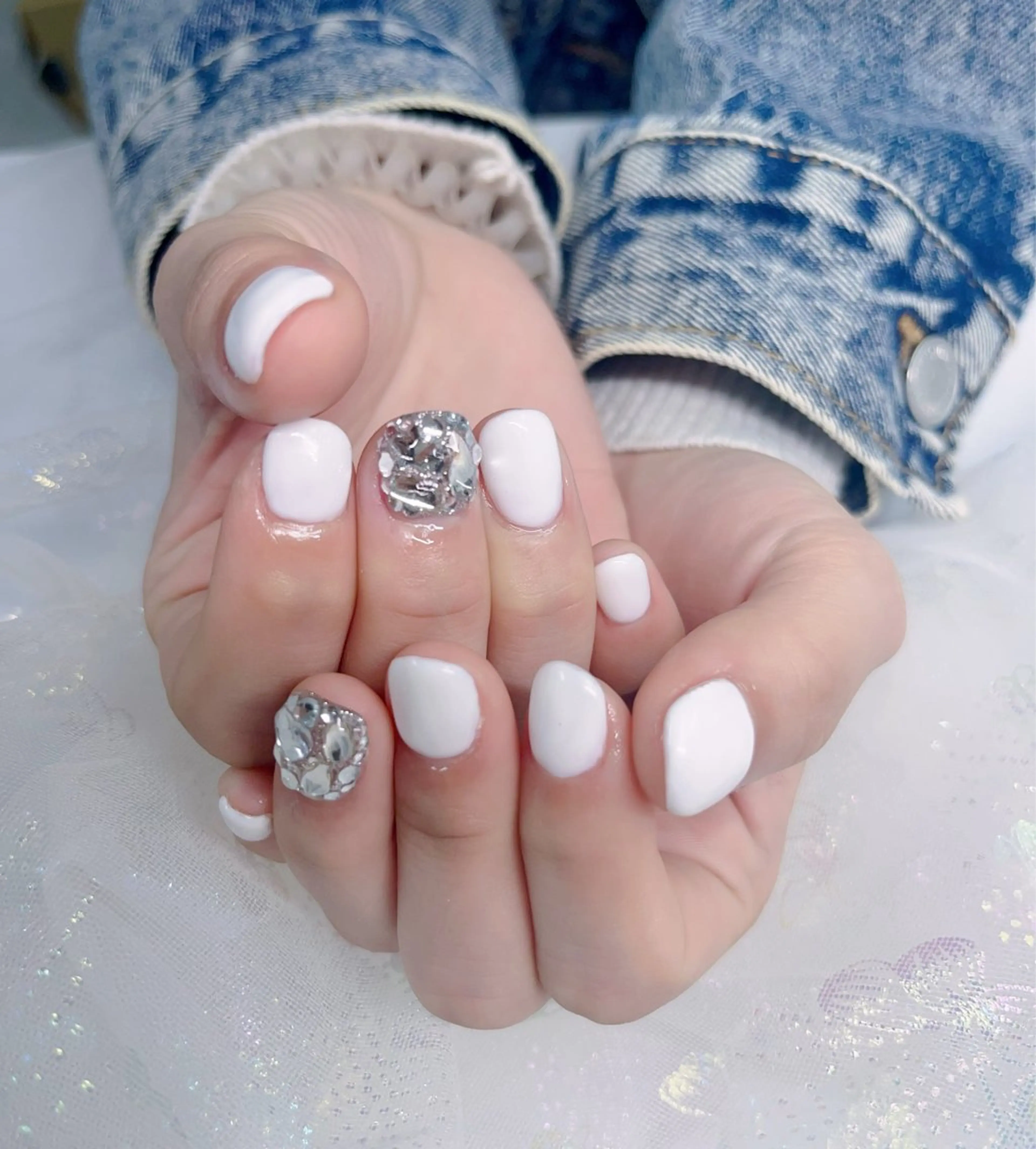 ネイル パーツ全部¥110 サロンミミのネイルデザイン