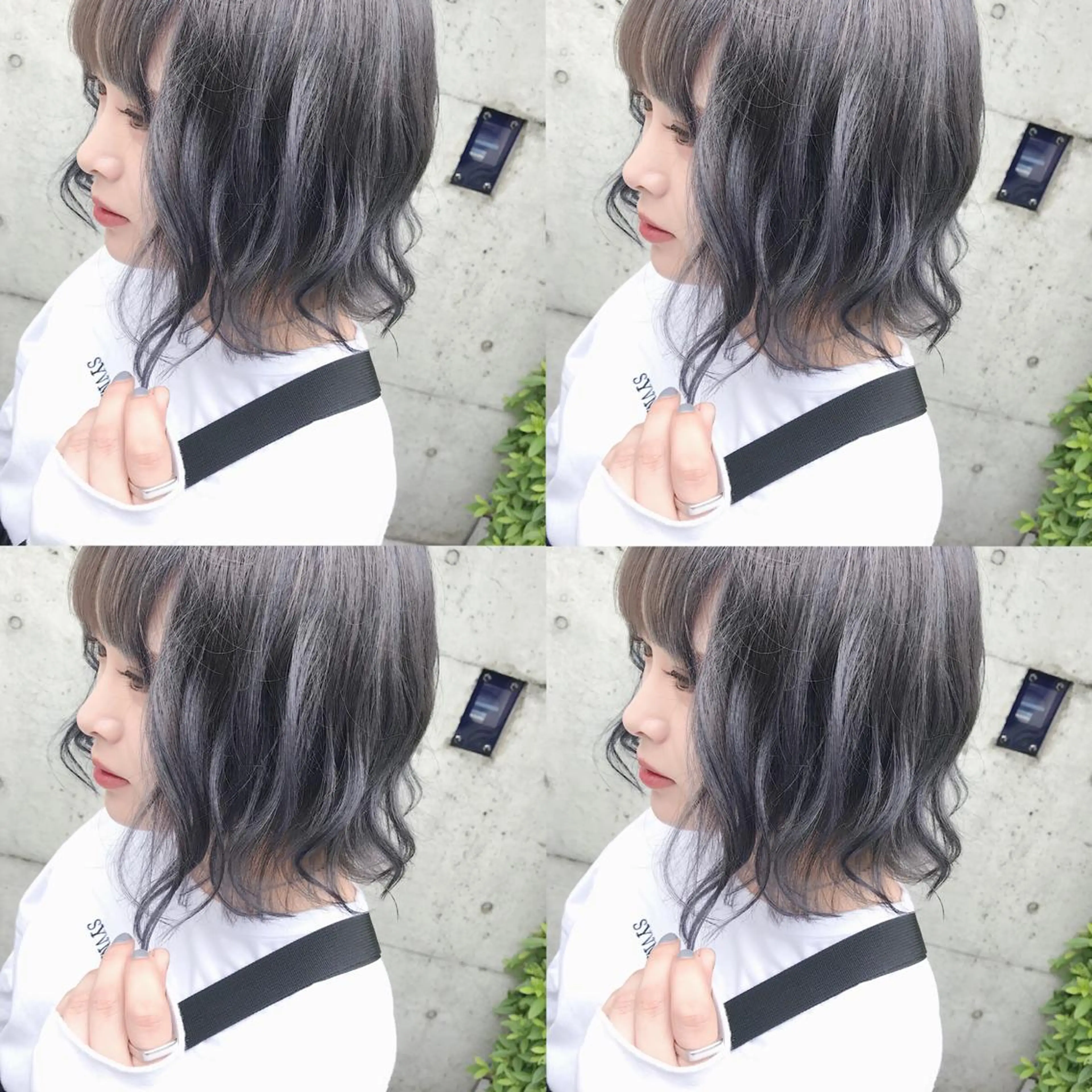 ミディアム カラー ヘアアレンジ ヘアカラー トリートメント TAKUMAブリーチ /切りっぱなし🪽のヘアスタイル