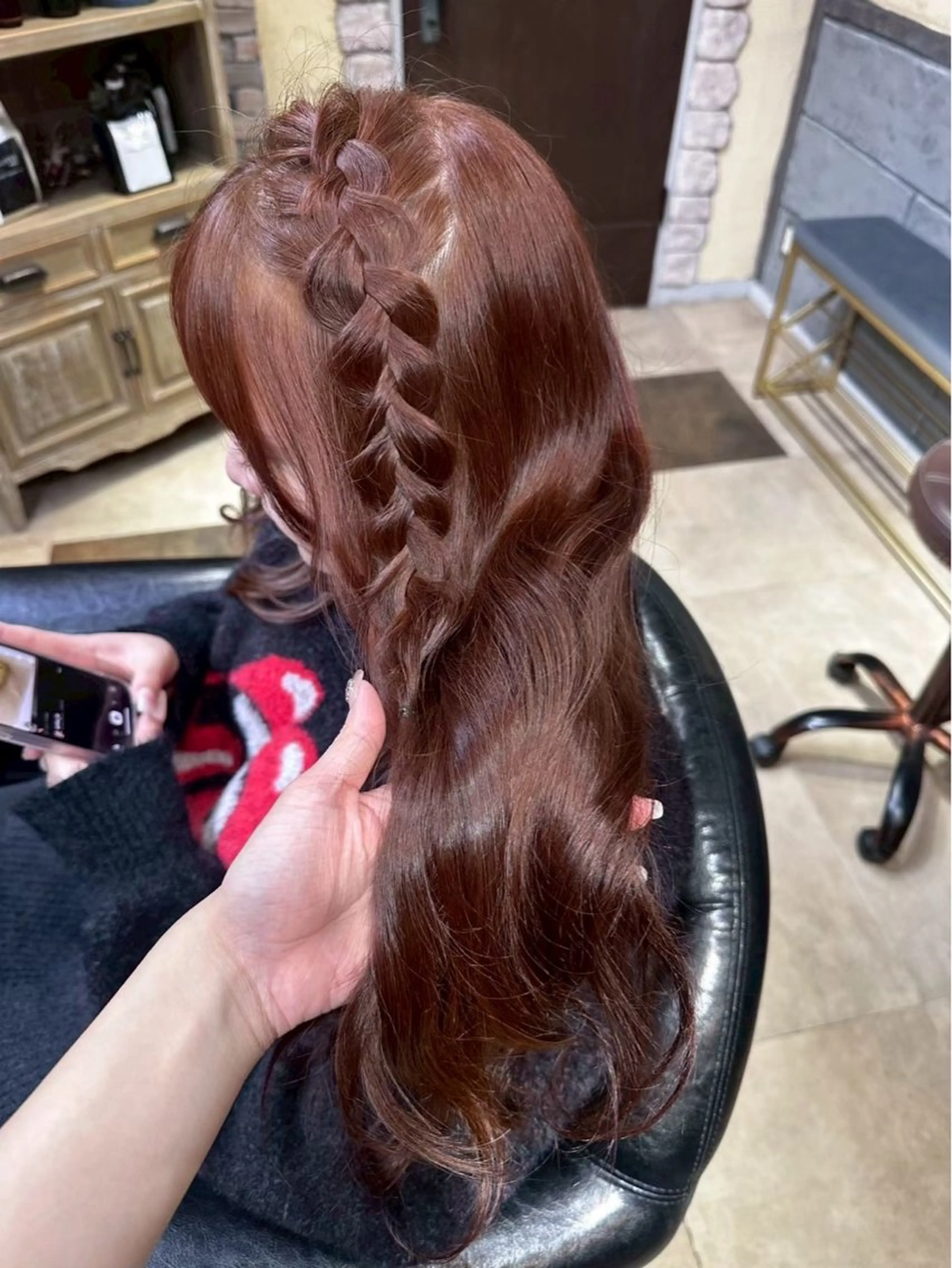 ロング 𝐒𝐀NA /髪質改善のヘアスタイル