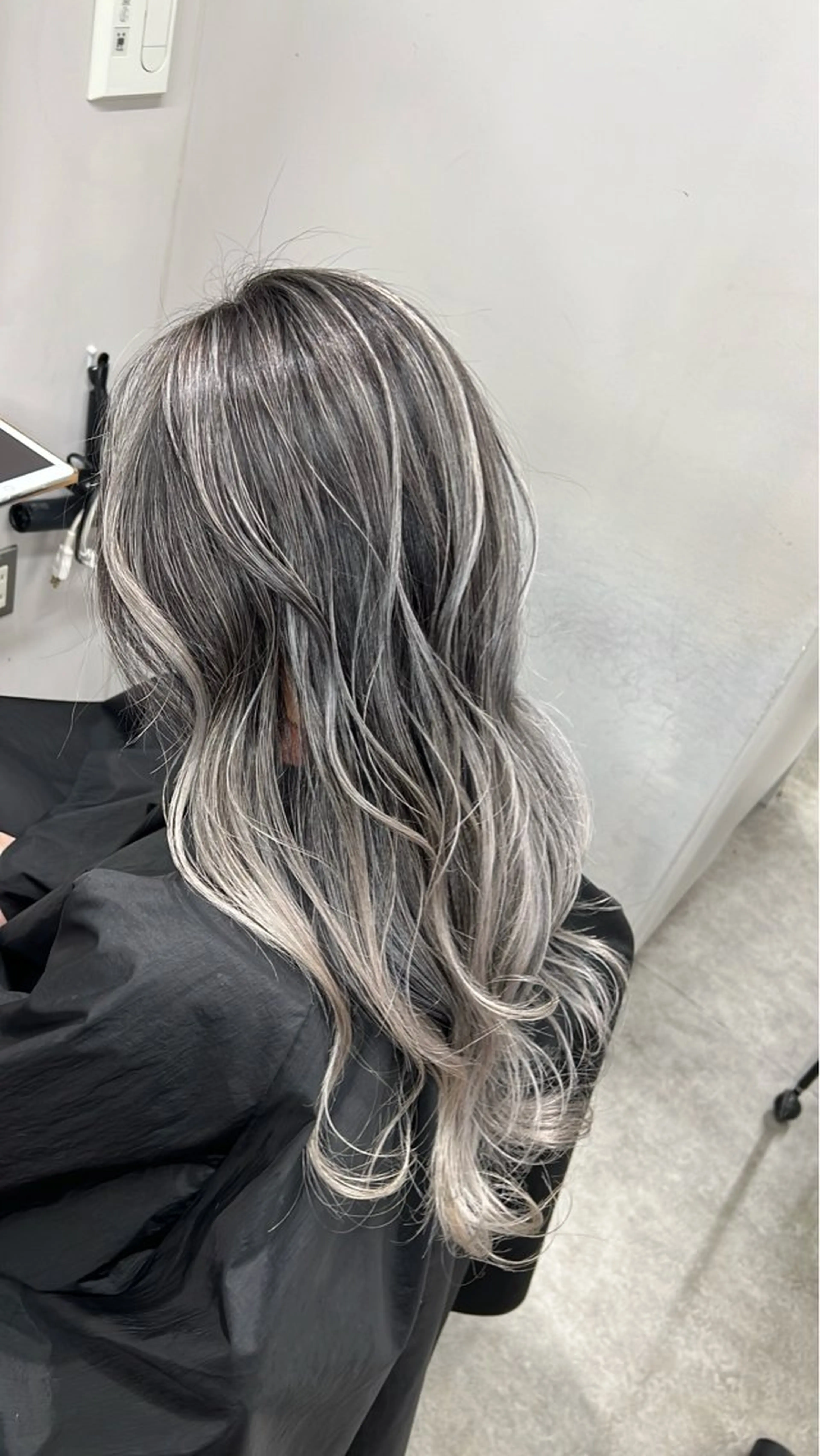 カラー バレイヤージュ /ハイライト/もときのヘアスタイル