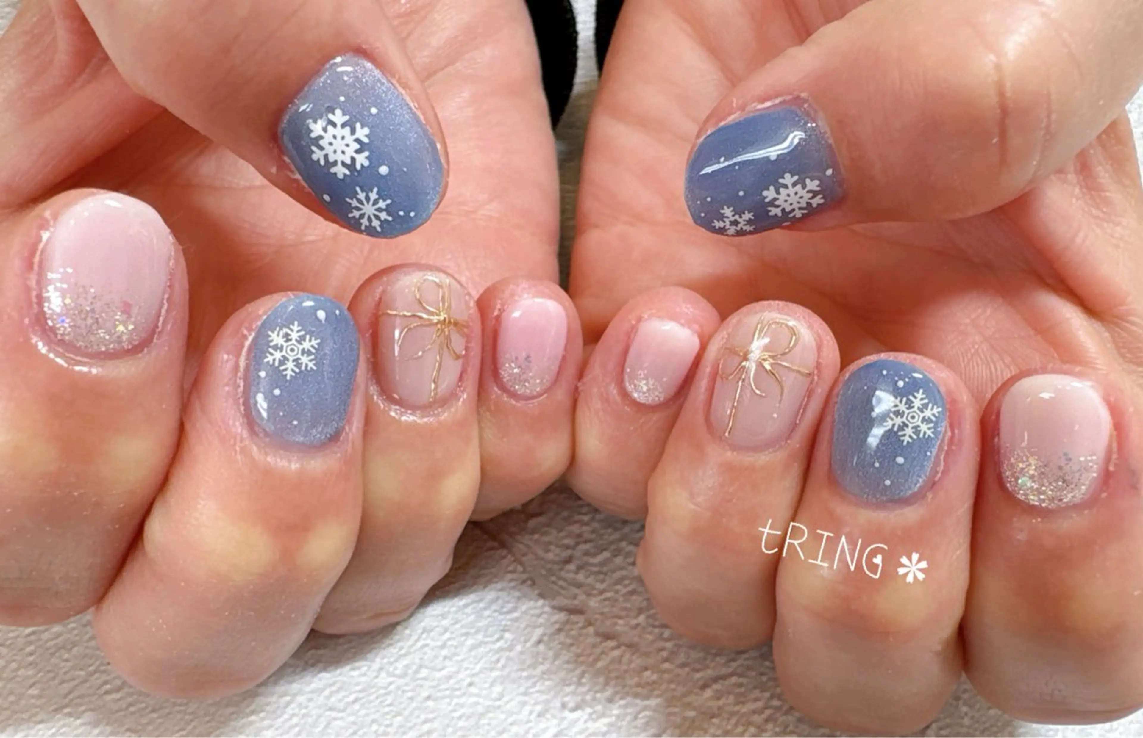 ネイル ハンドネイル tRING＊ しいの木台のネイルデザイン