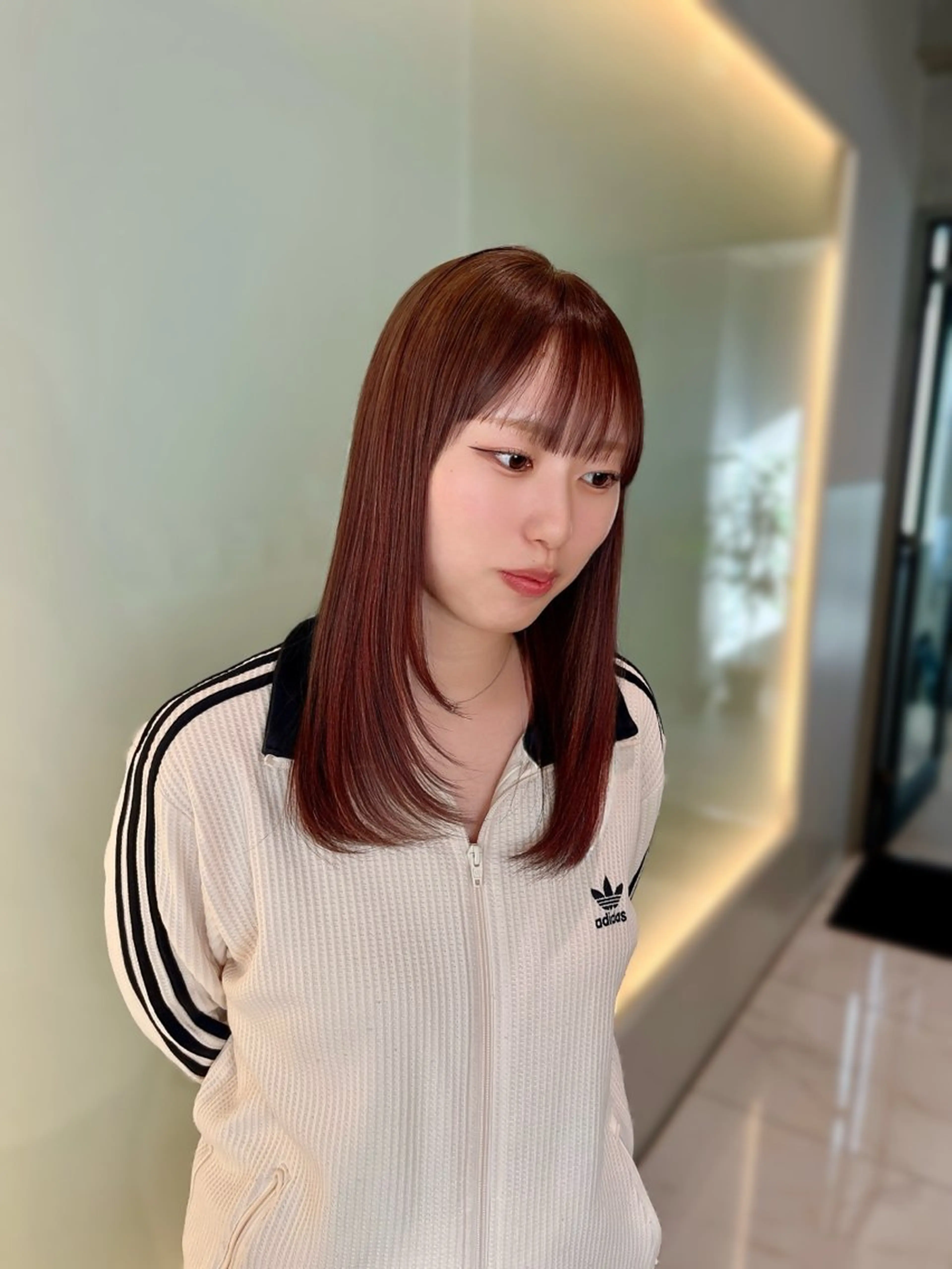 セミロング カラー 髪質改善 カット ヘアカラー りおな/髪質改善/ カラー /平尾のヘアスタイル