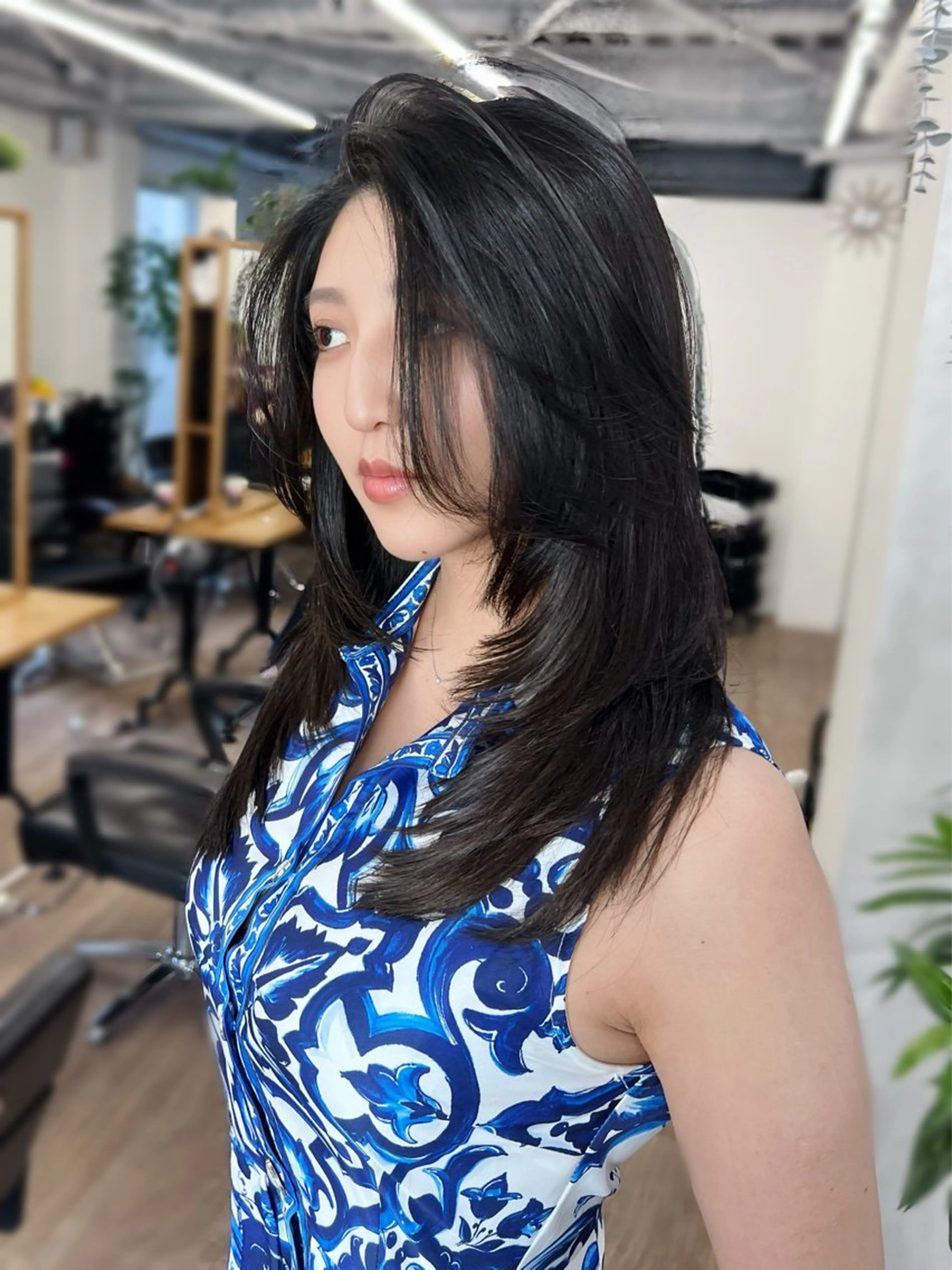 ロング レイヤーカット カット ヘアカラー トリートメント 渋谷レイヤーカット❌ 縮毛矯正専門/武田涼のヘアスタイル
