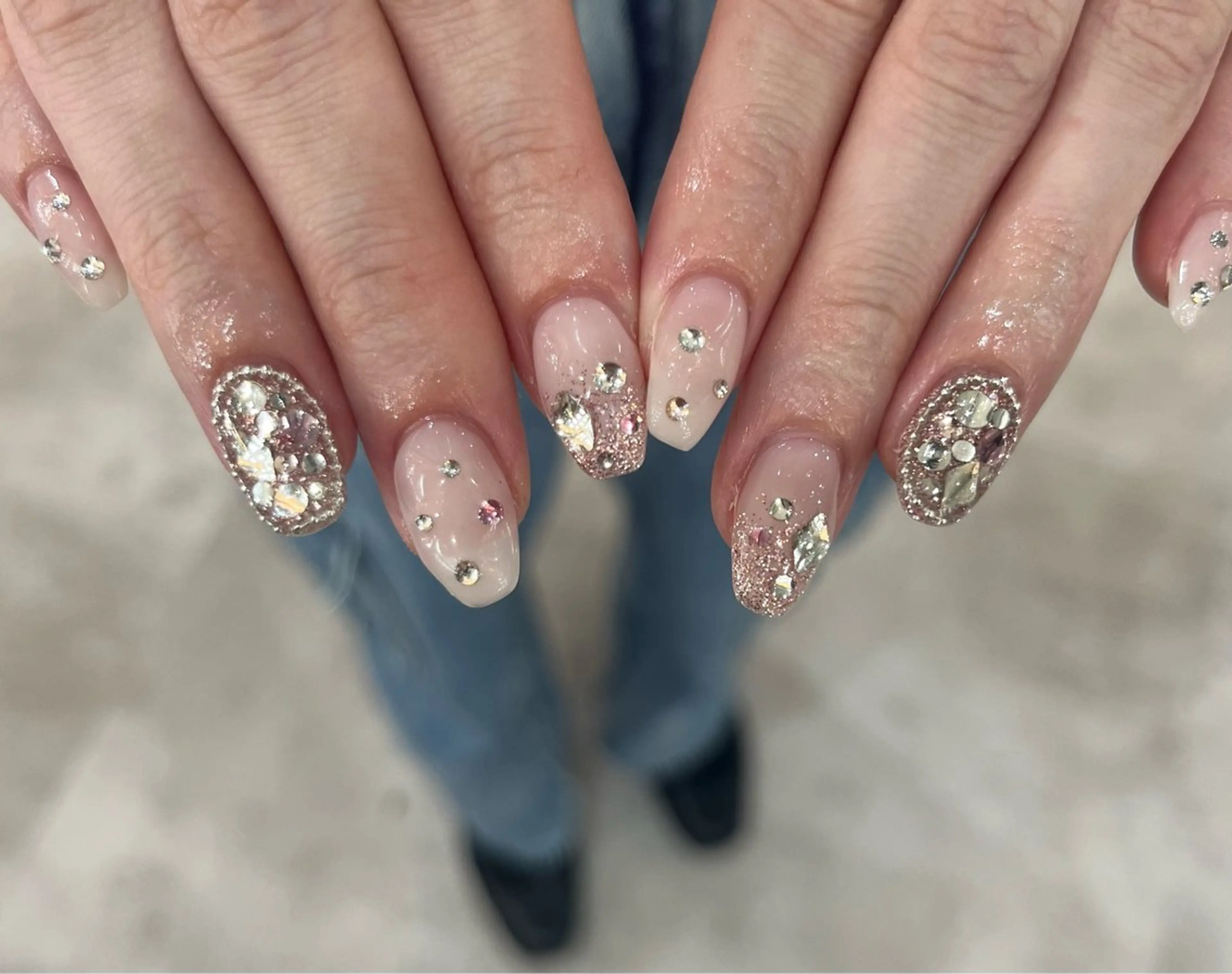 ネイル ワンホンネイル ハンドネイル Ibuki 🎀仙台パルコ🎀のマツエク・マツパデザイン