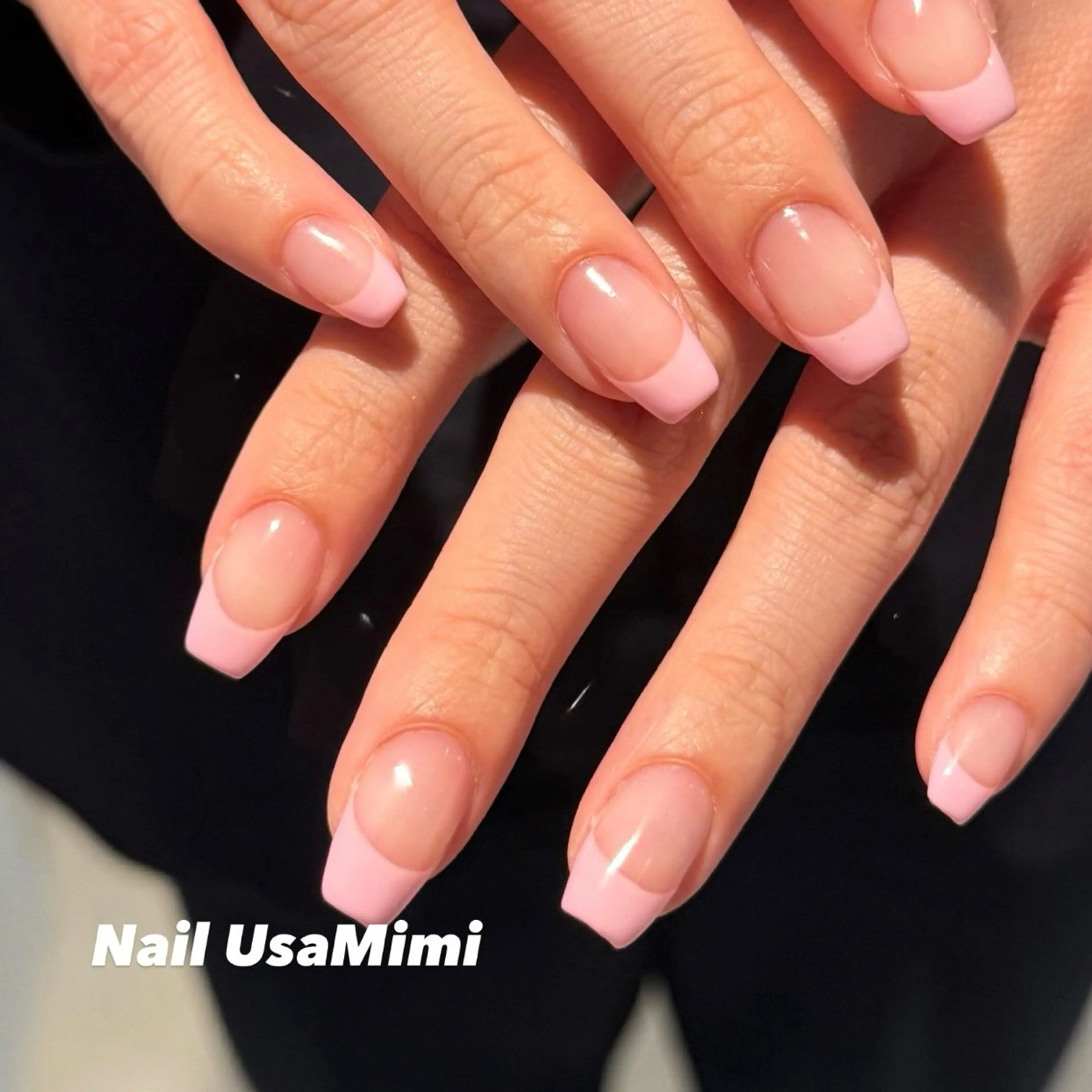 【ハンド】🐣オフなしフレンチ（クリアベース）¥5000の写真