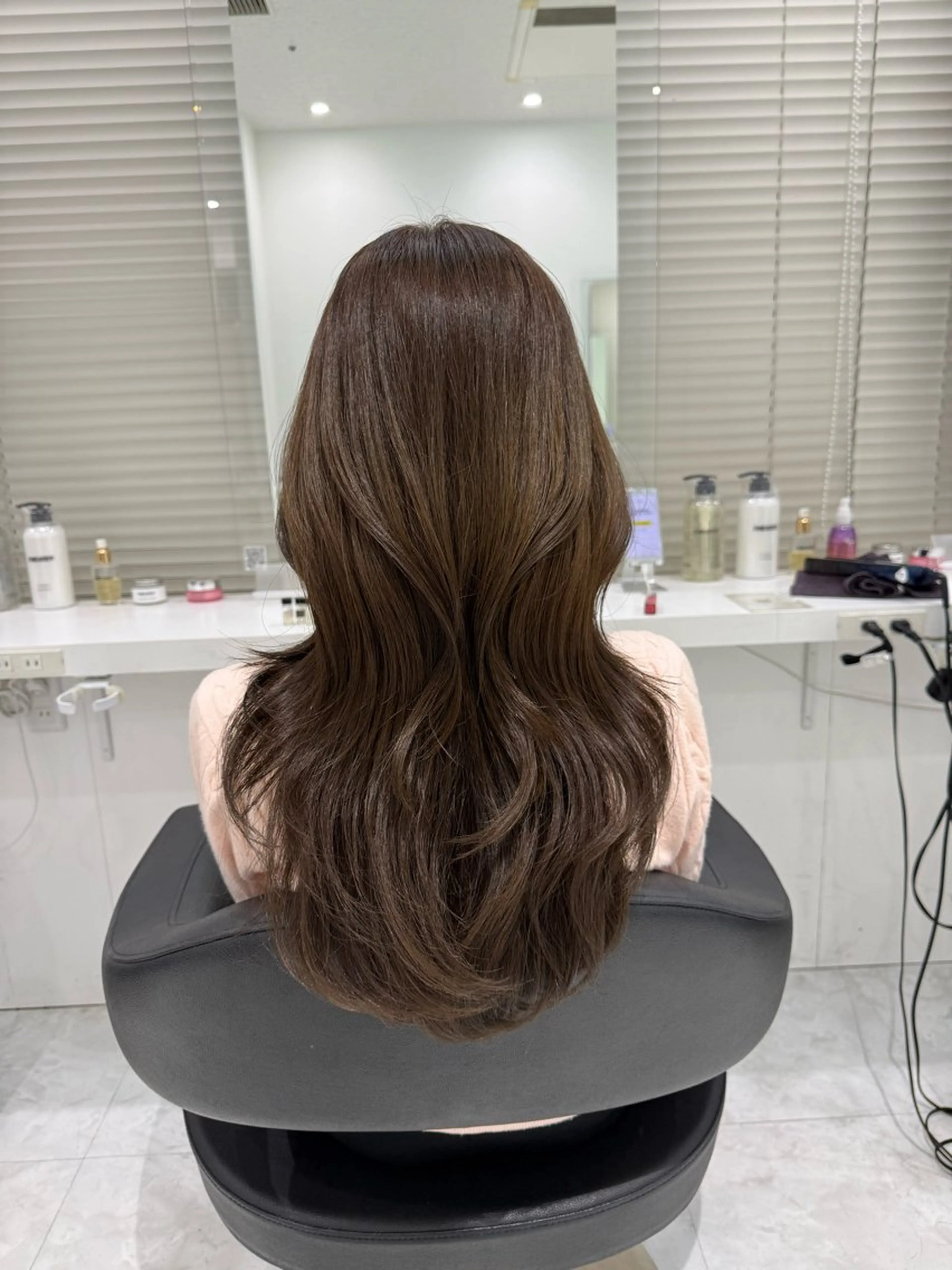 ロング カラー カット ヘアカラー 大人っぽ暗髪レディ 🩶takuto🩶のヘアスタイル