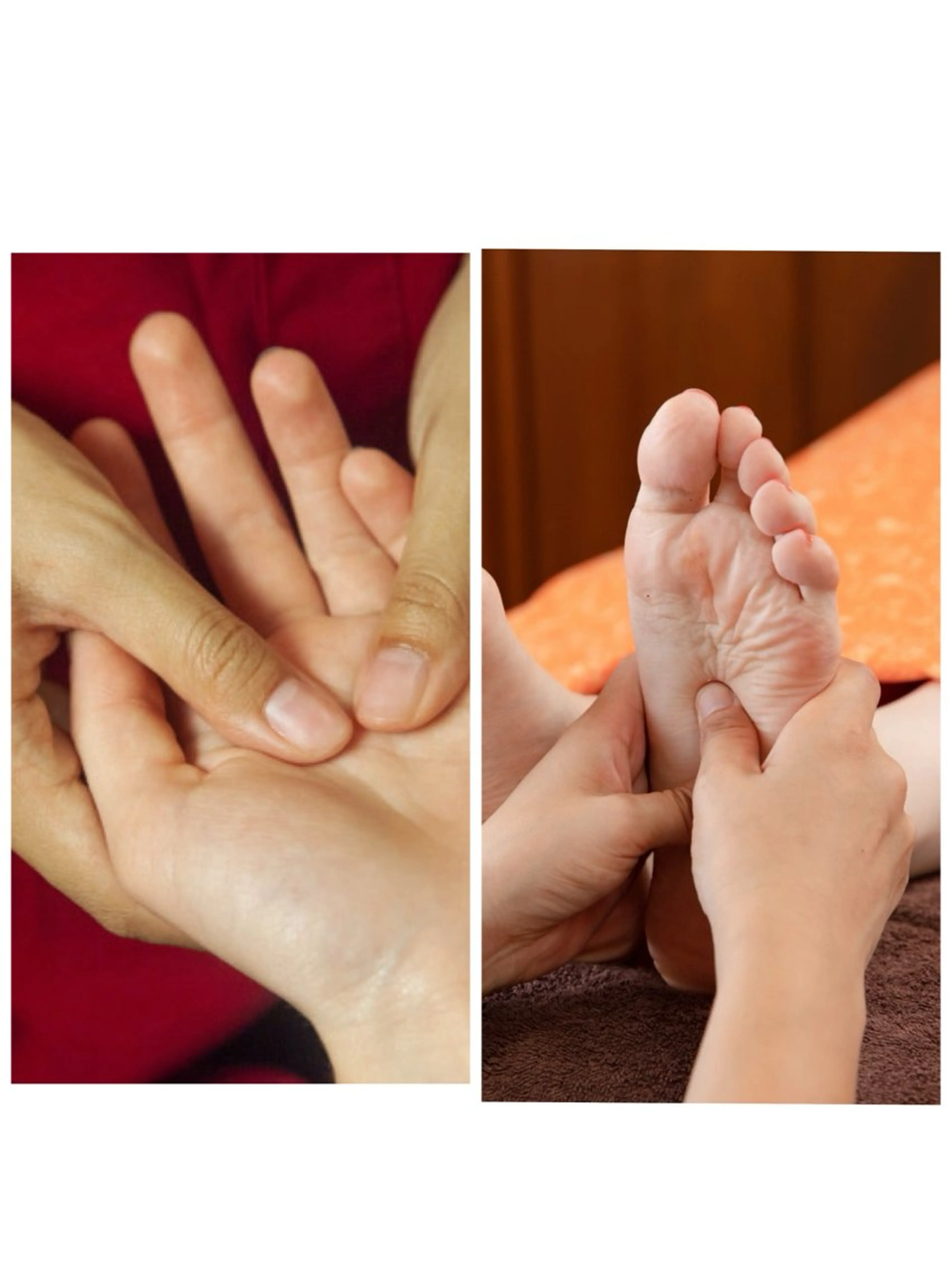 若石リフレクソロジー60分＋ハンドリフレクソロジー30分の写真