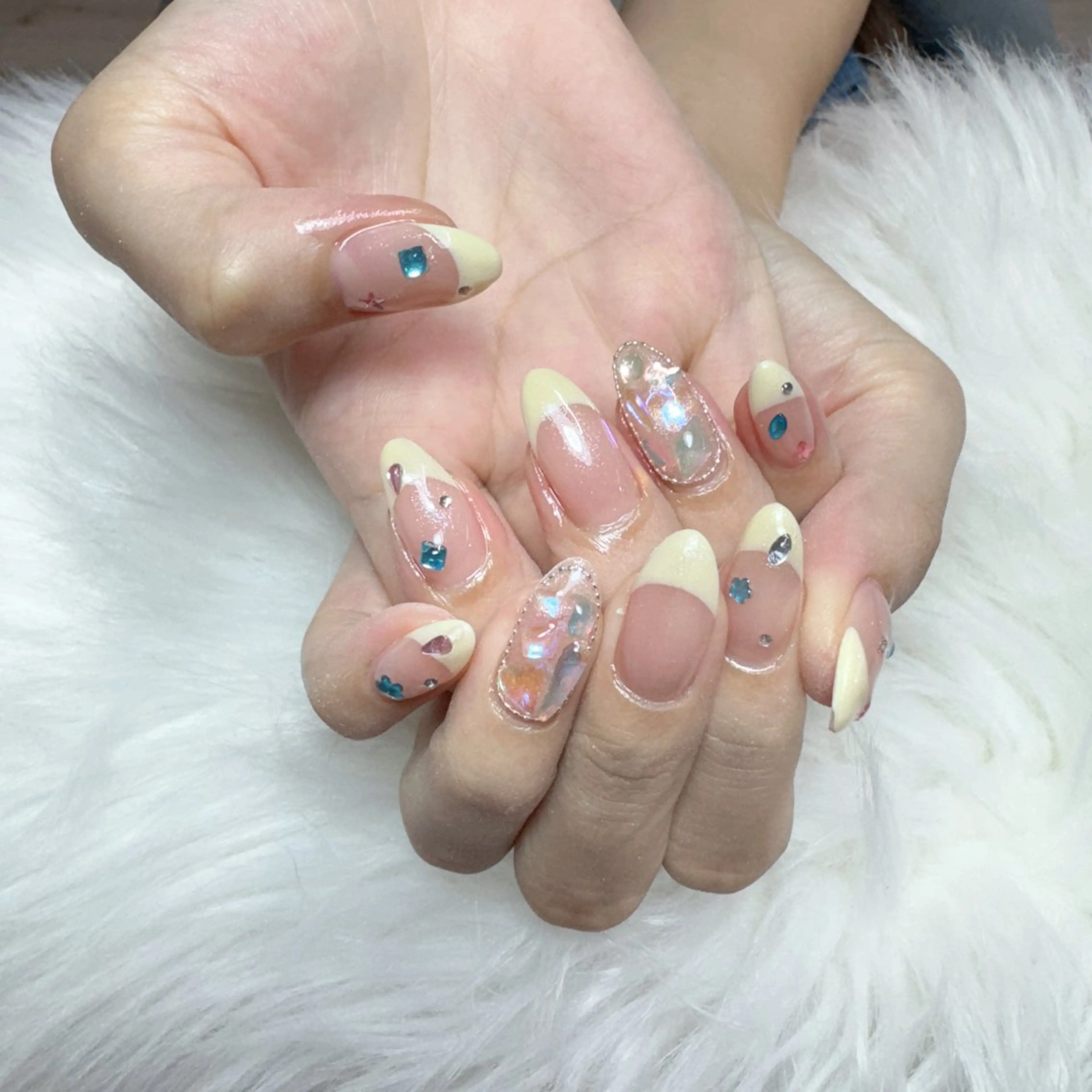 ネイル ハンドネイル 🧸yuki🍯 パラジェル取扱店🐝のネイルデザイン