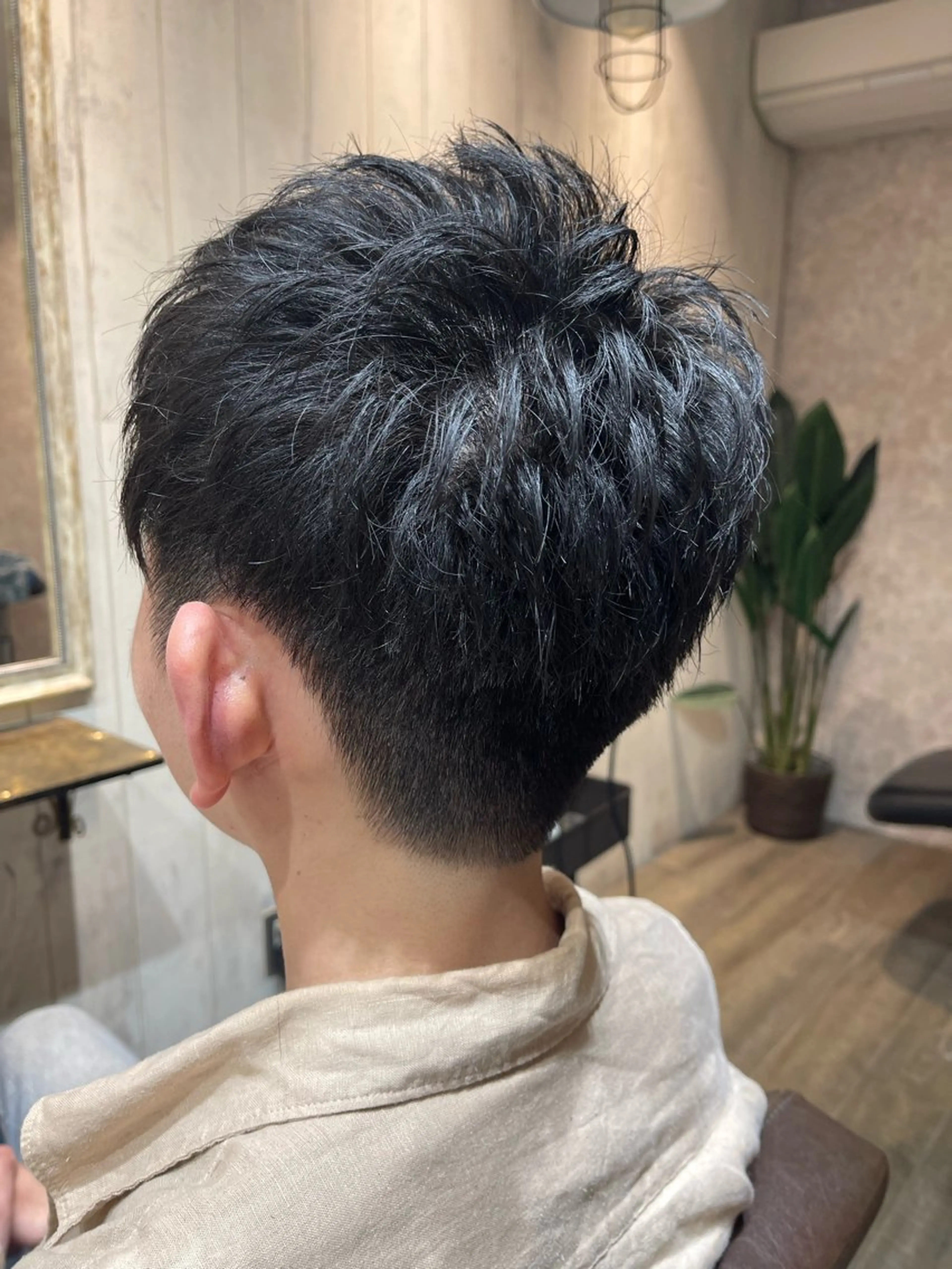 ショート メンズ Brush Up所属・田中 識啓のヘアスタイル