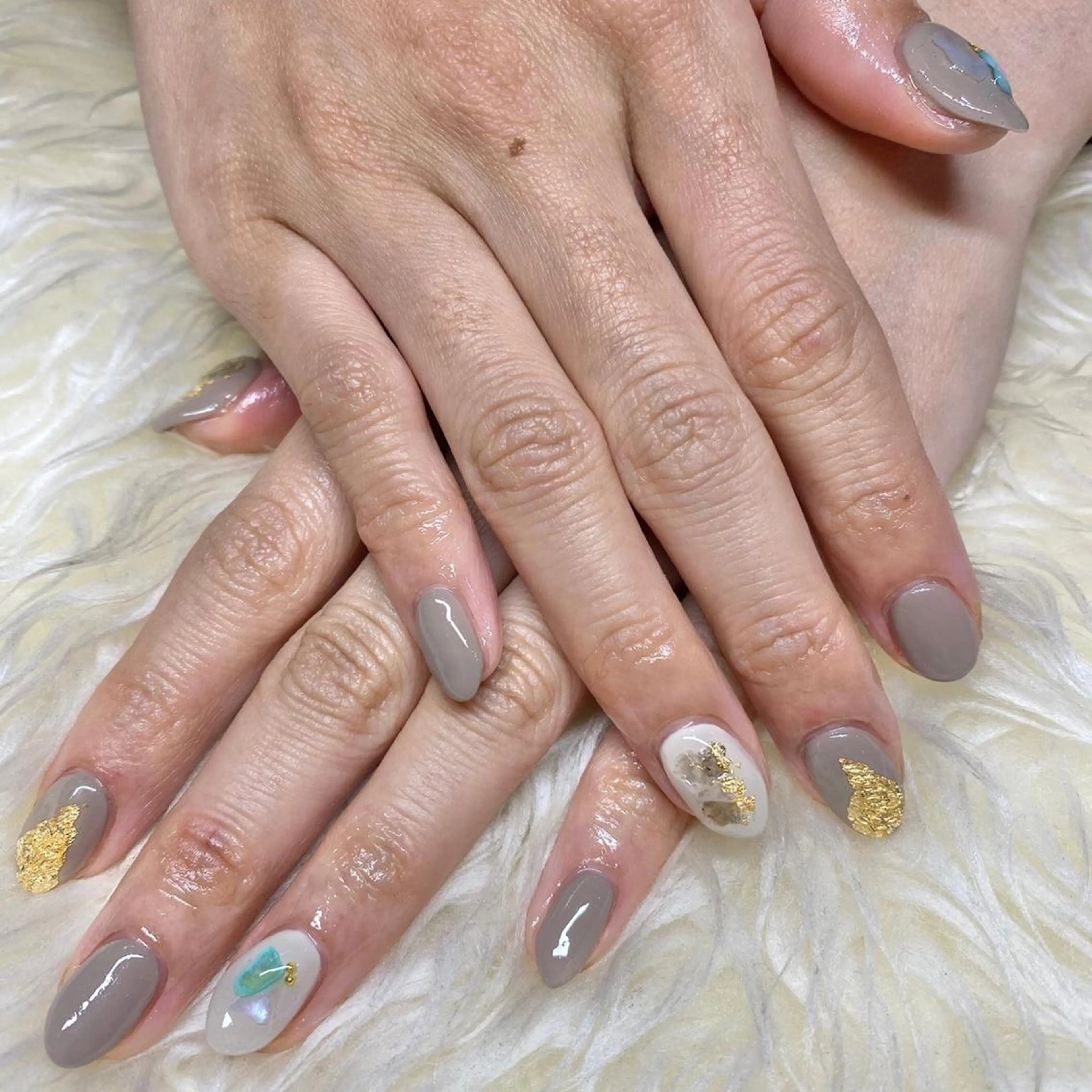ネイル ニュアンスネイル ハンドネイル Nail&eye Belire 新宿のネイルデザイン