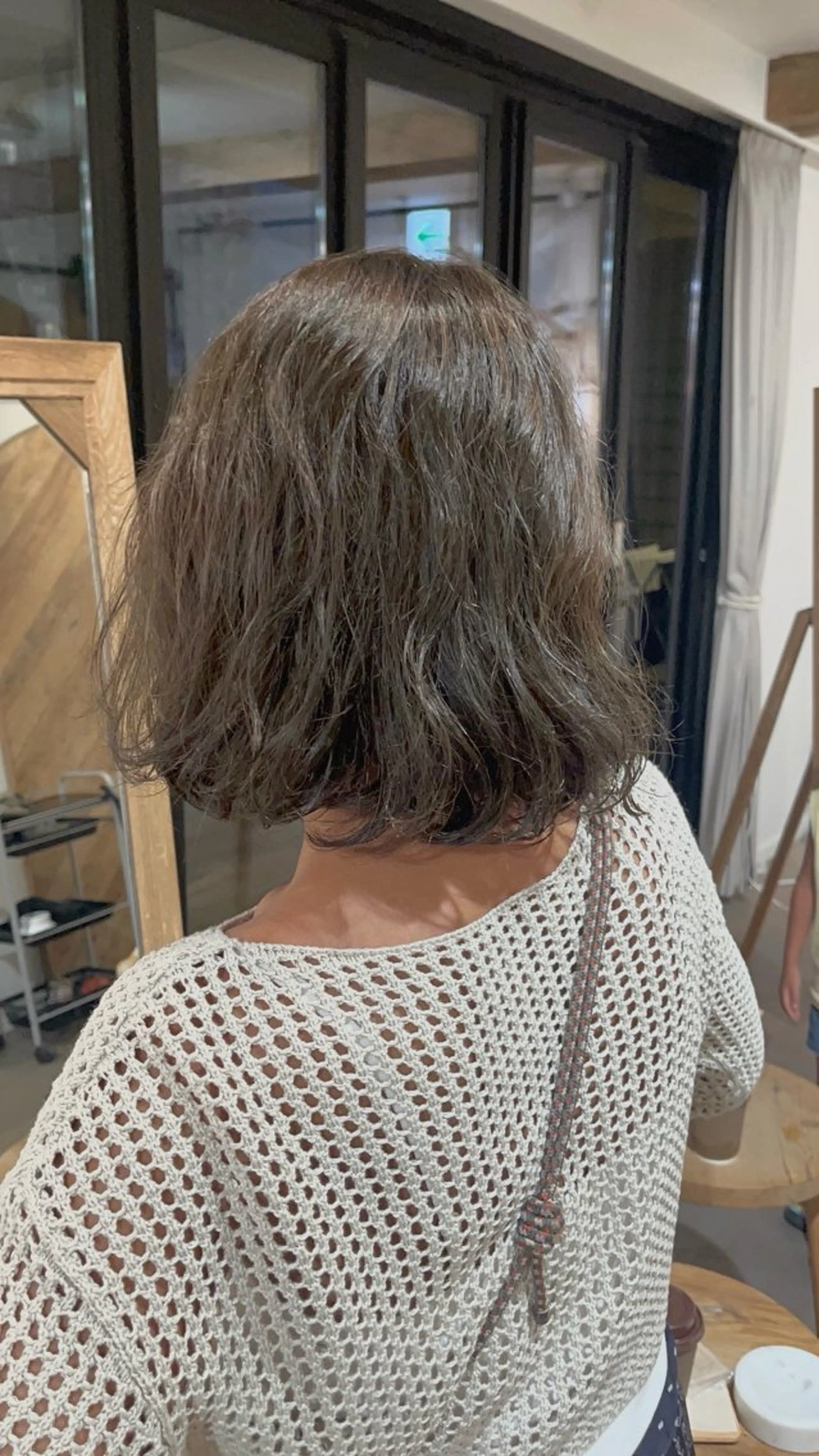 ミディアム カラー カンノ シュンのヘアスタイル