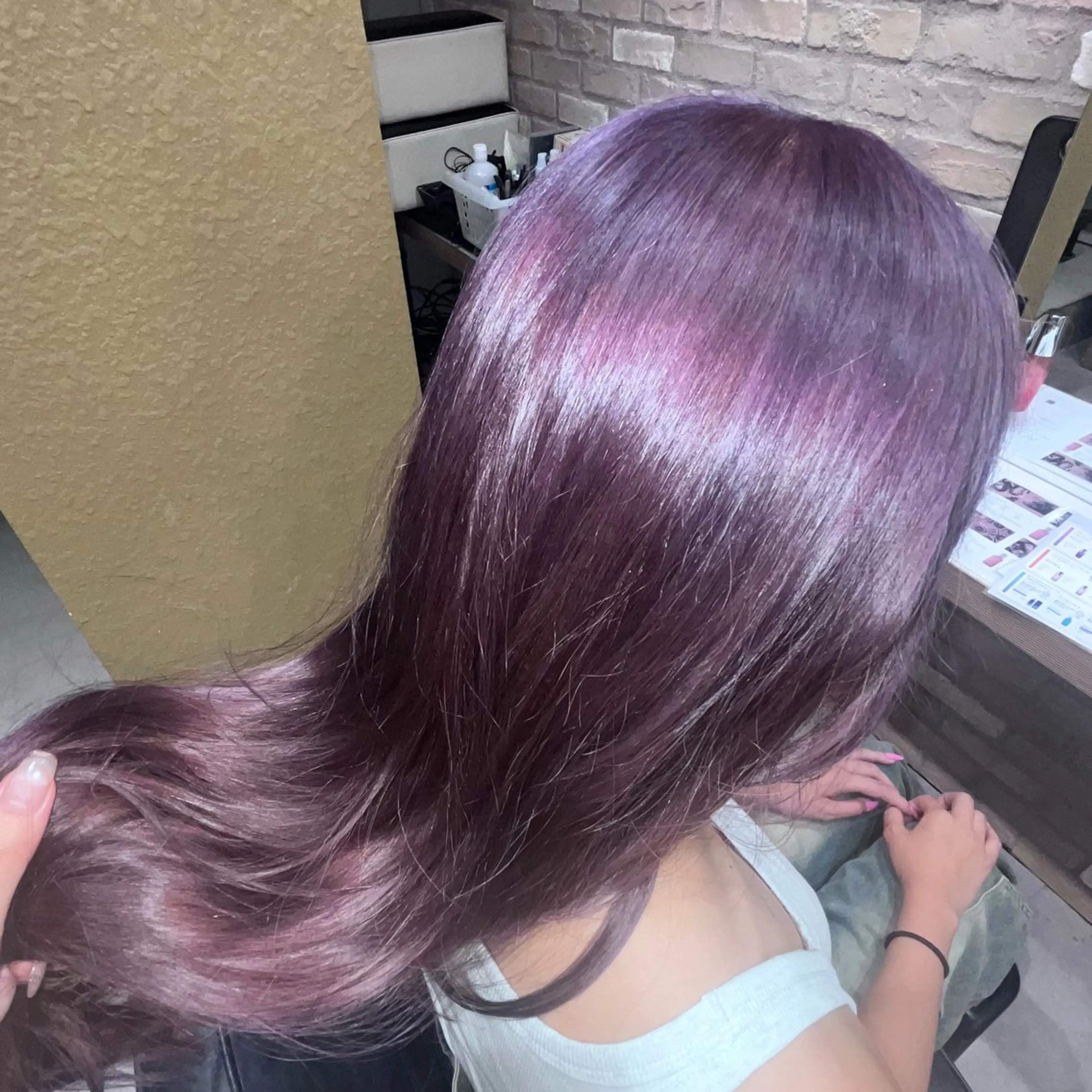 ロング カラー ヘアカラー 🩶レイナ🩶 color/nailのヘアスタイル