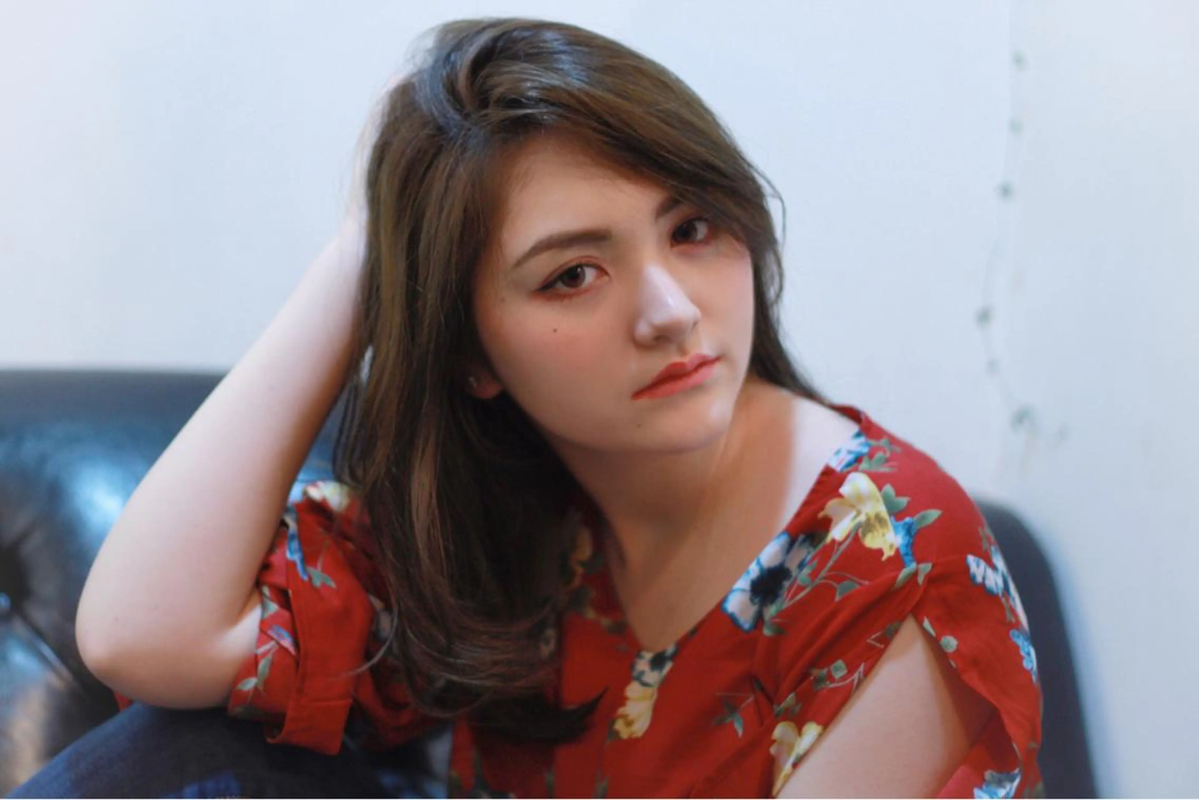 ミディアム 坂本 直樹のヘアスタイル