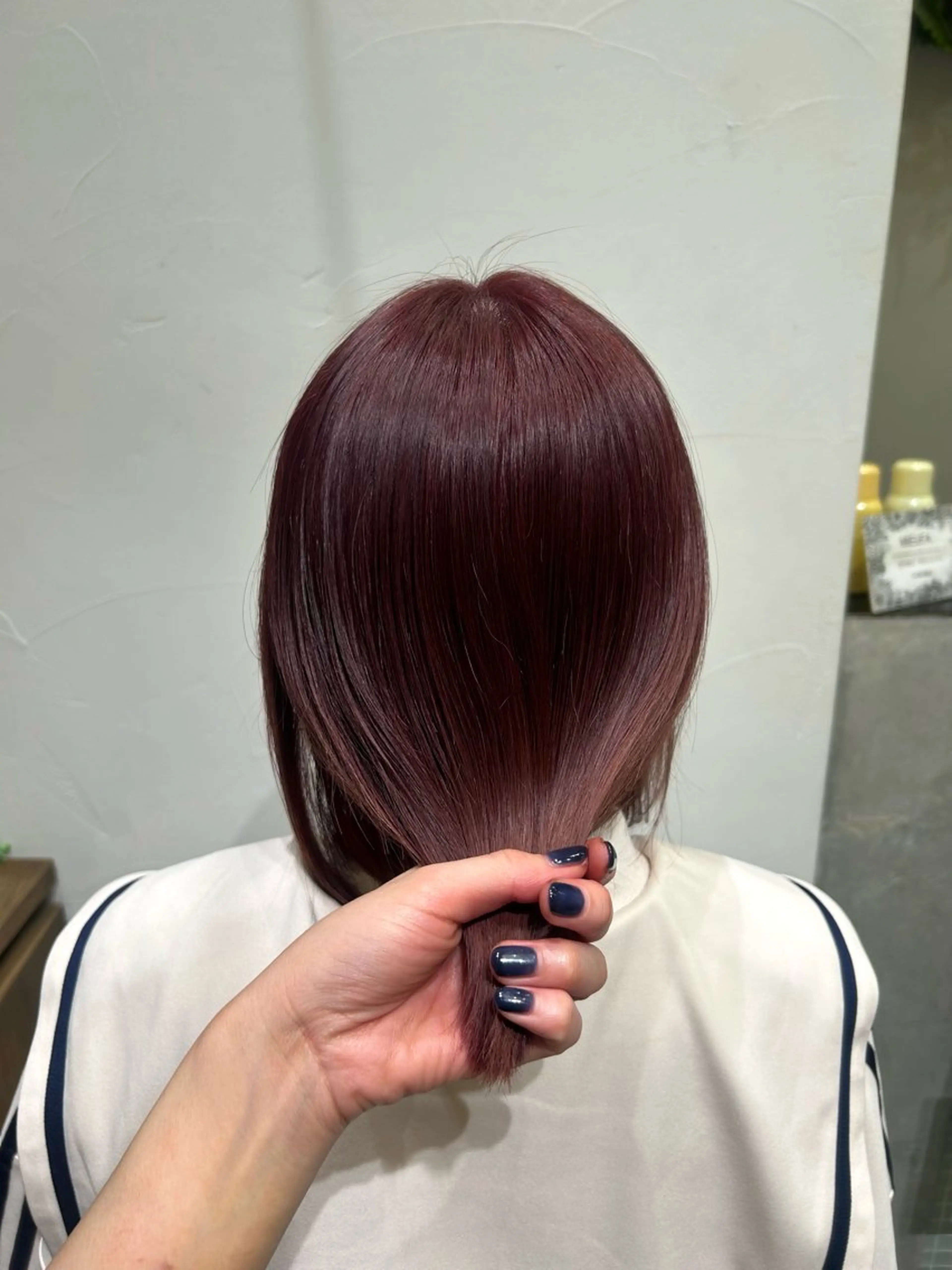 ミディアム カラー ヘアカラー トリートメント 🫧透明感カラー/ 寒色カラー/Risaのヘアスタイル