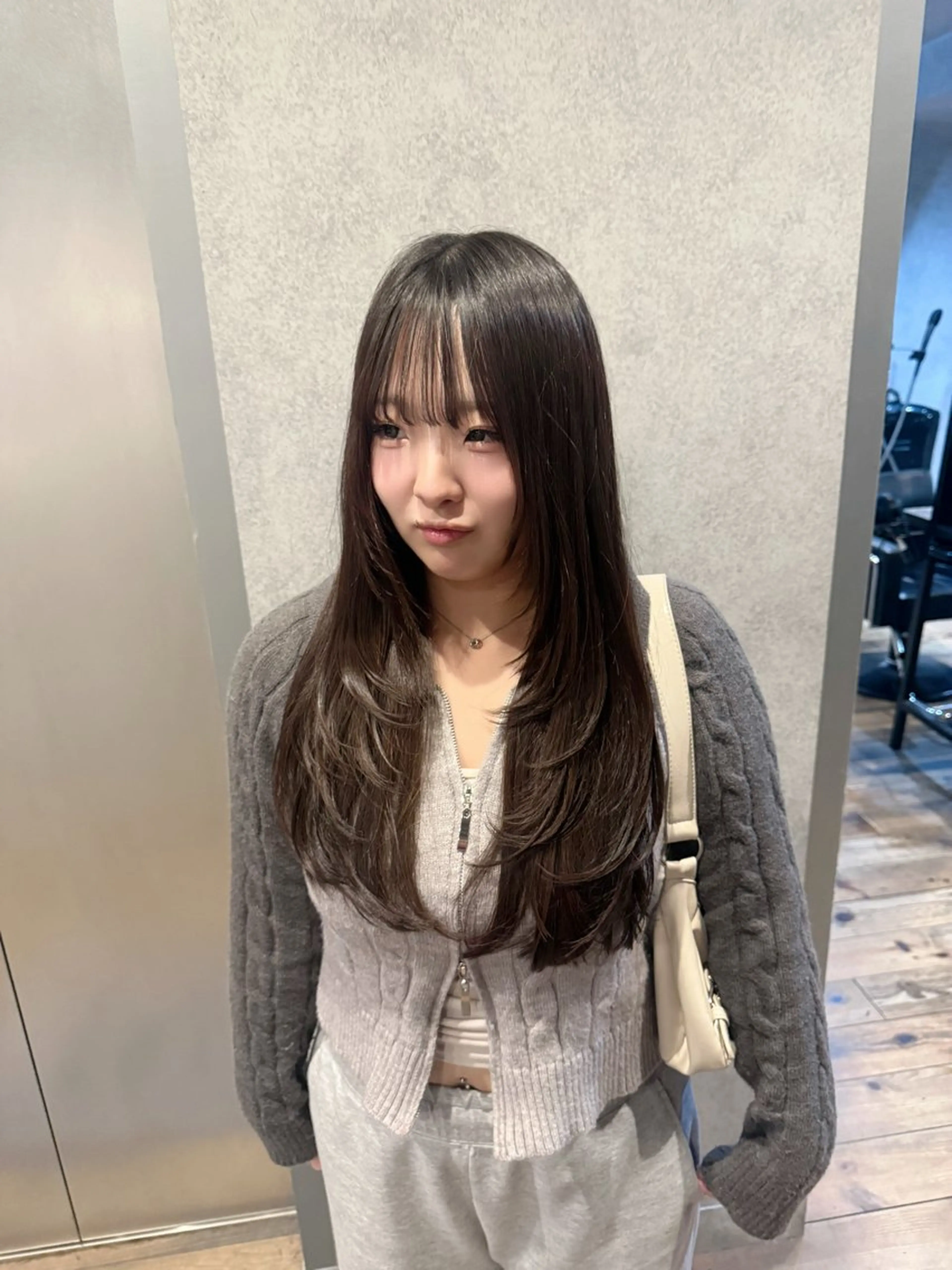 ロング レイヤーカット 大和田 七聖/オオワダナナセのヘアスタイル