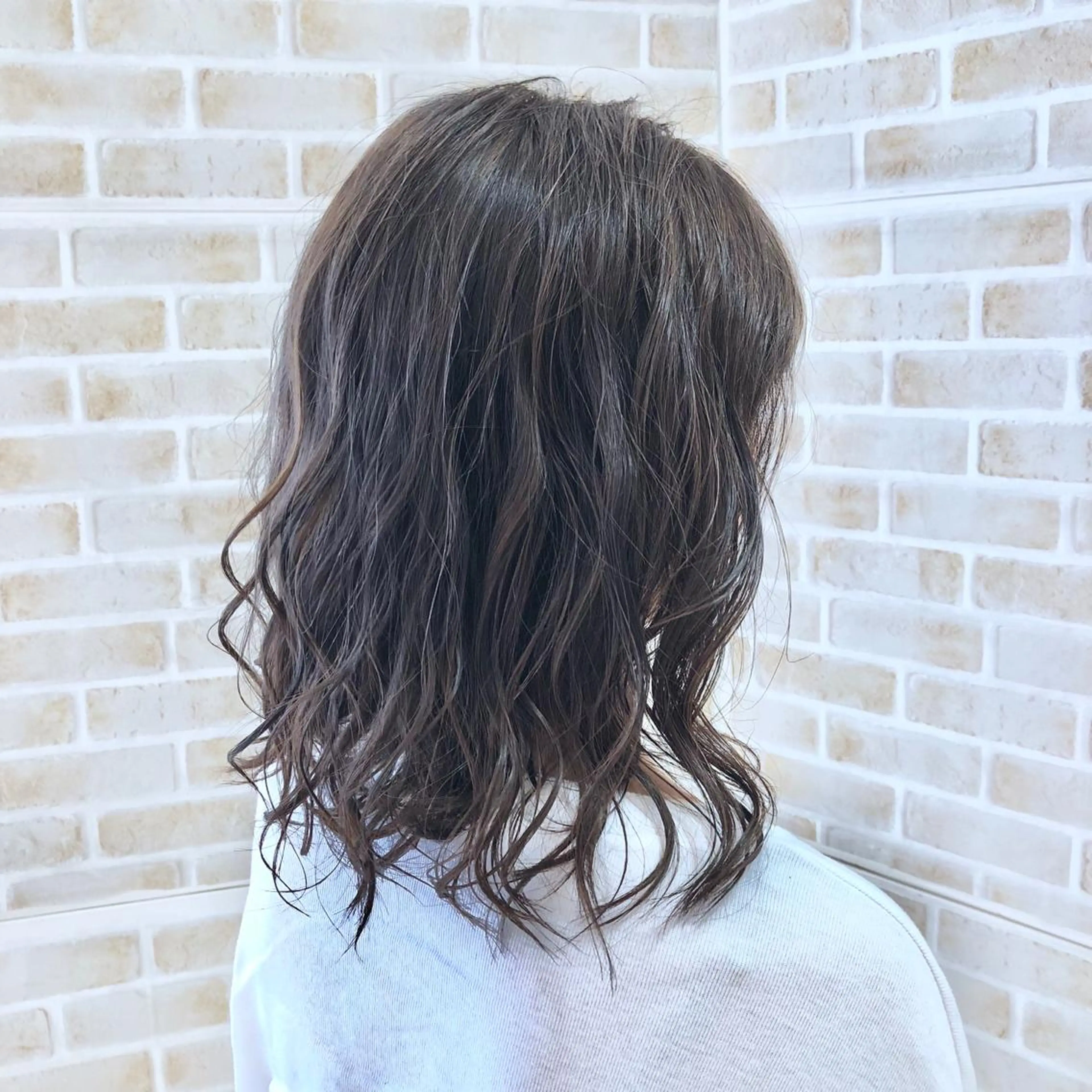 ミディアム カラー グレージュ 外国人風カラー ヘアカラー トリートメント 🌈ぷる艶カラー🌈 髪質改善👑柳沼尚貴のヘアスタイル