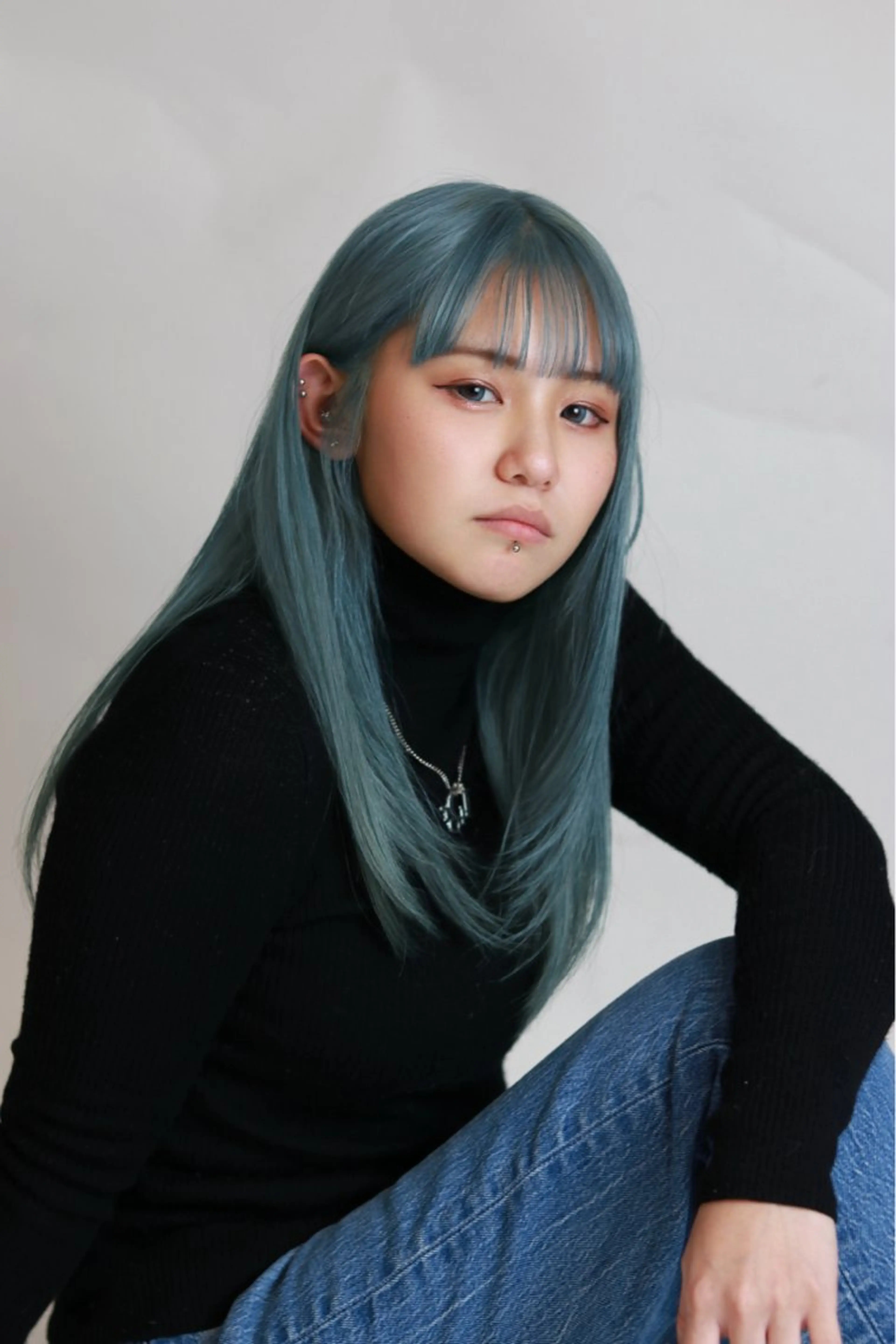 ロング カラー カット ヘアカラー 浅野 匠のヘアスタイル