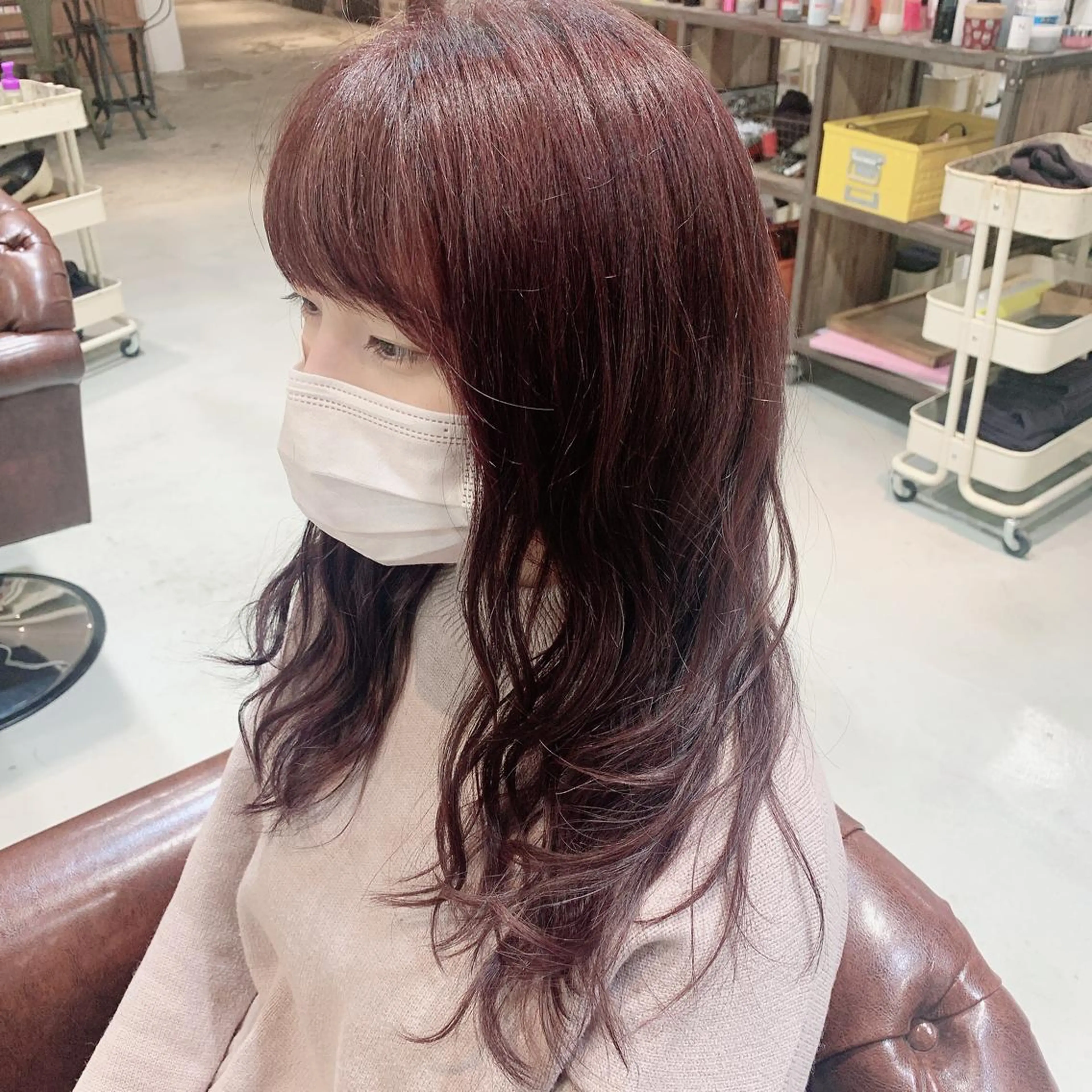 ロング ショート🌼パーマ 本間正子のヘアスタイル