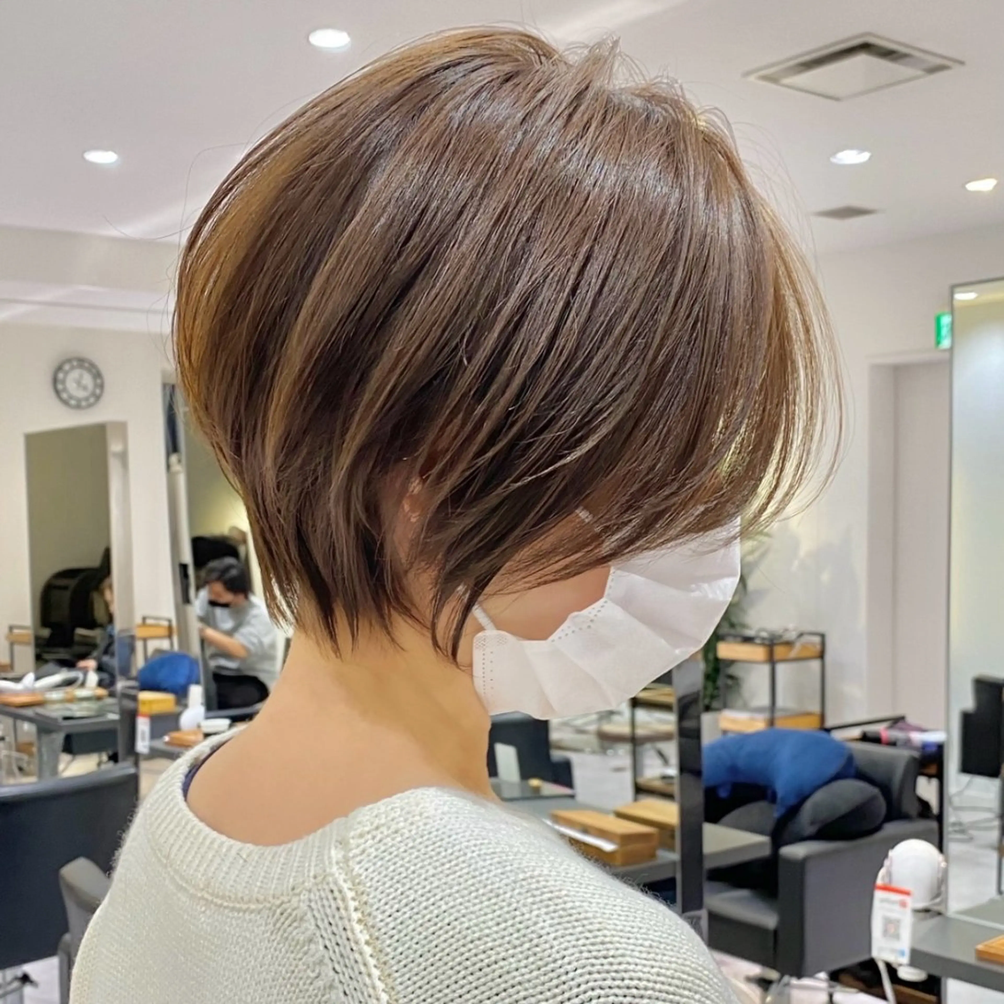 ショート ショートヘア ✨大人ショートヘア /カットモデル/銀座のヘアスタイル
