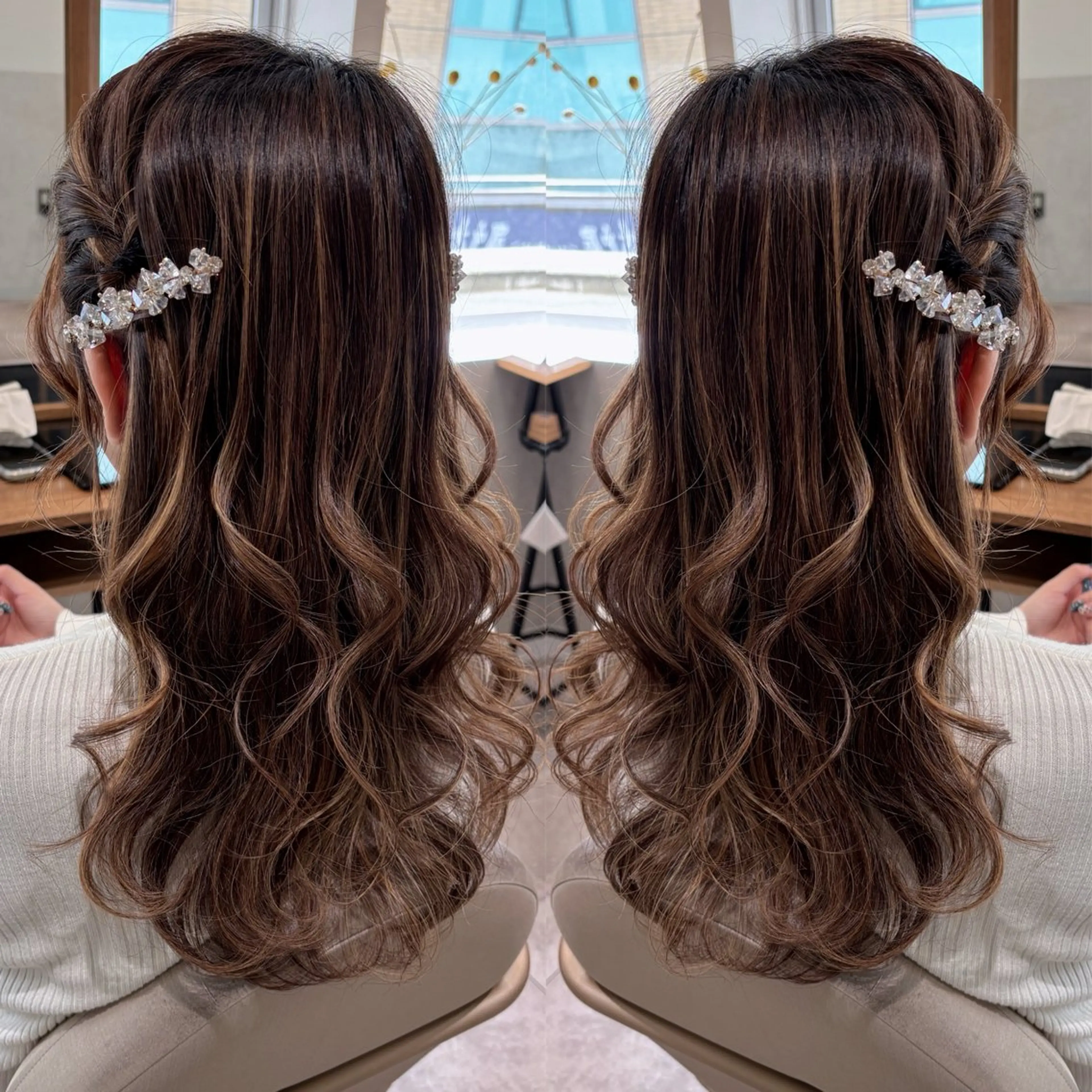 ミディアム ヘアアレンジ 韓国hair🦋 Nanaのヘアスタイル