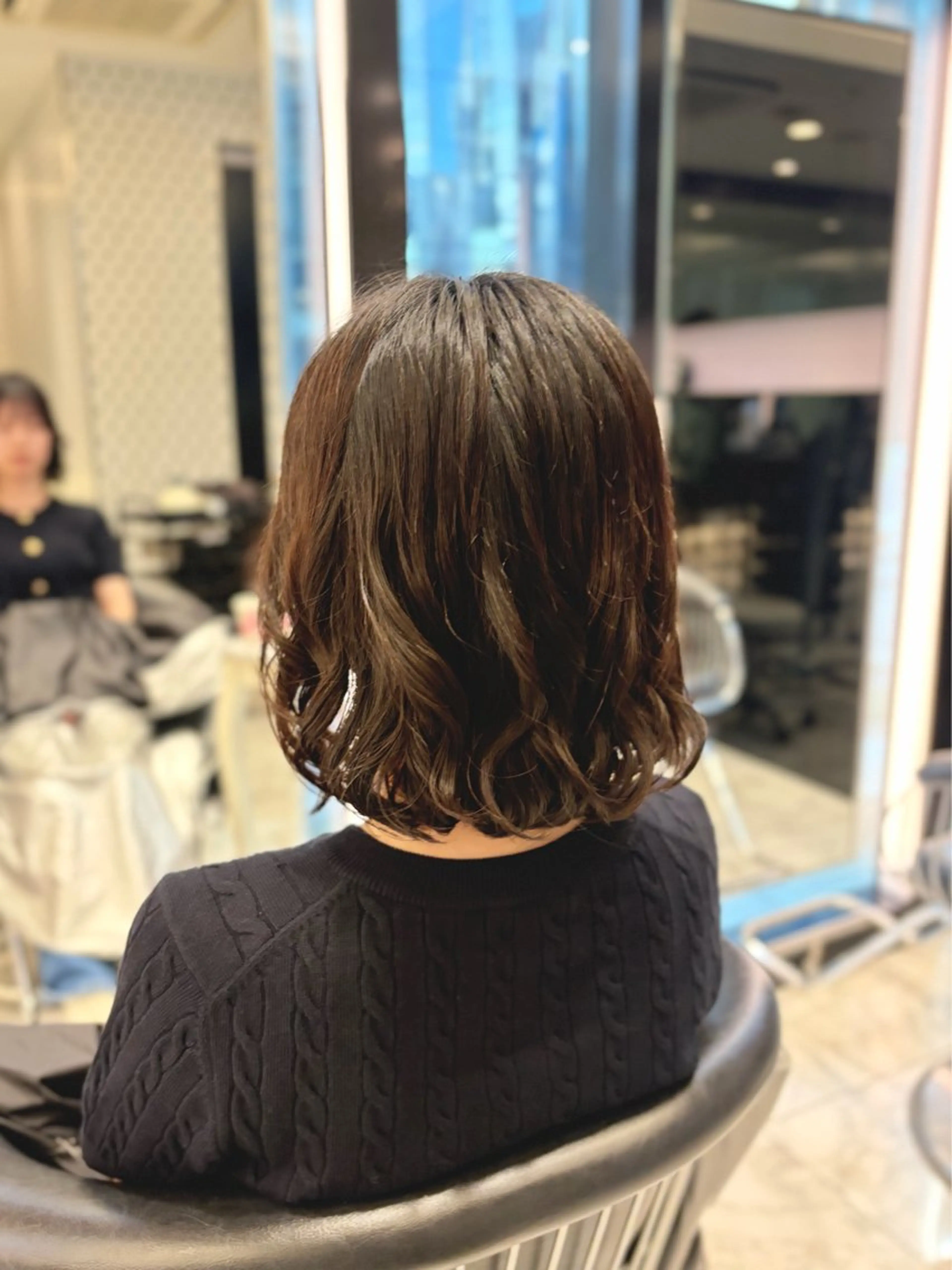 ミディアム パーマ ミディアムパーマ ボブ カット パーマ 🌸銀座No.1パー マ🌸いでいあやのヘアスタイル