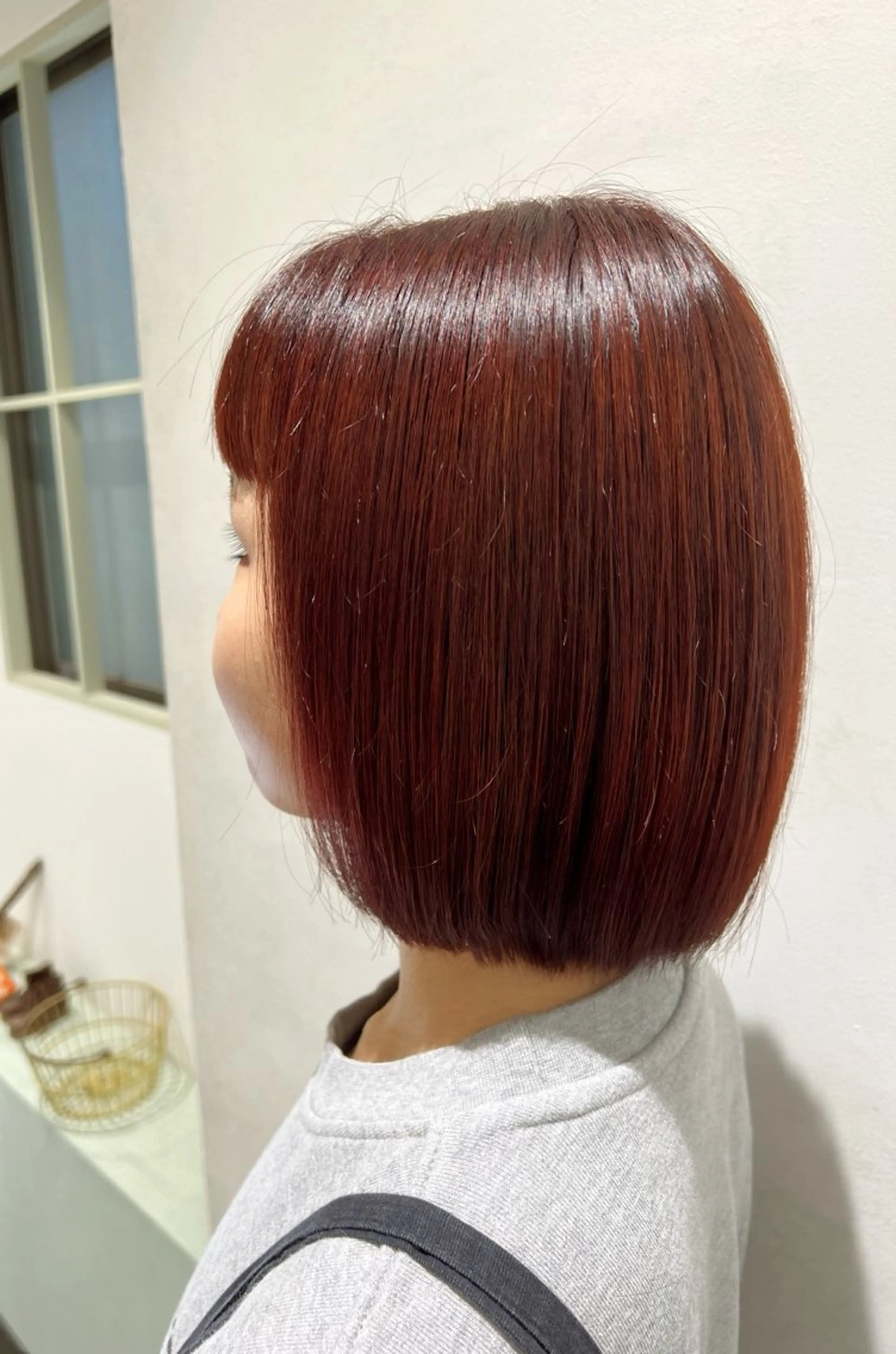 ショート カラー オレンジ レッドカラー オン眉 こだわりカラー🕊️ 坪井美南🌼のマツエク・マツパデザイン