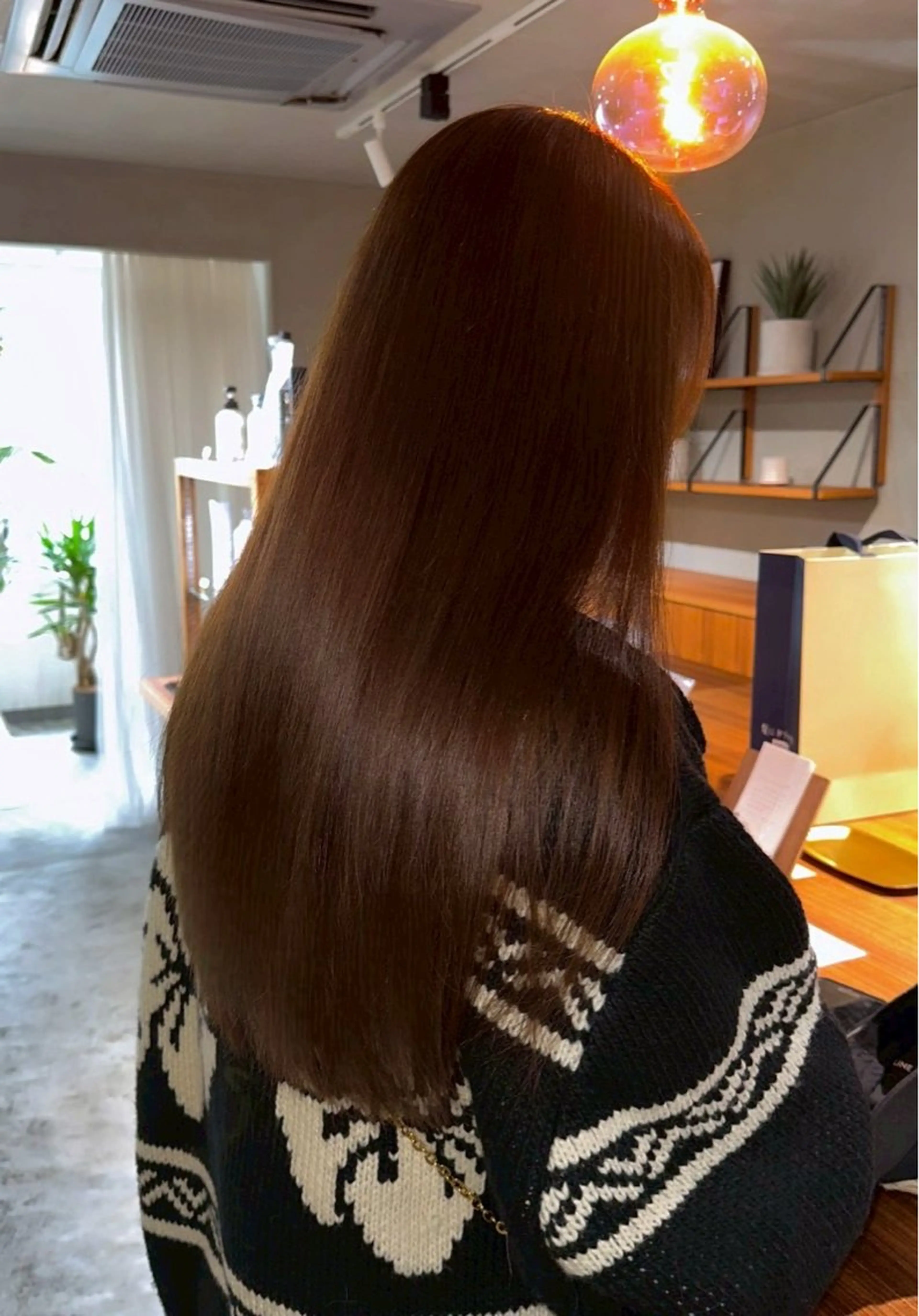 ロング ロング カット ヘアカラー トリートメント 神山美歌/髪質改善 /八丁堀のヘアスタイル