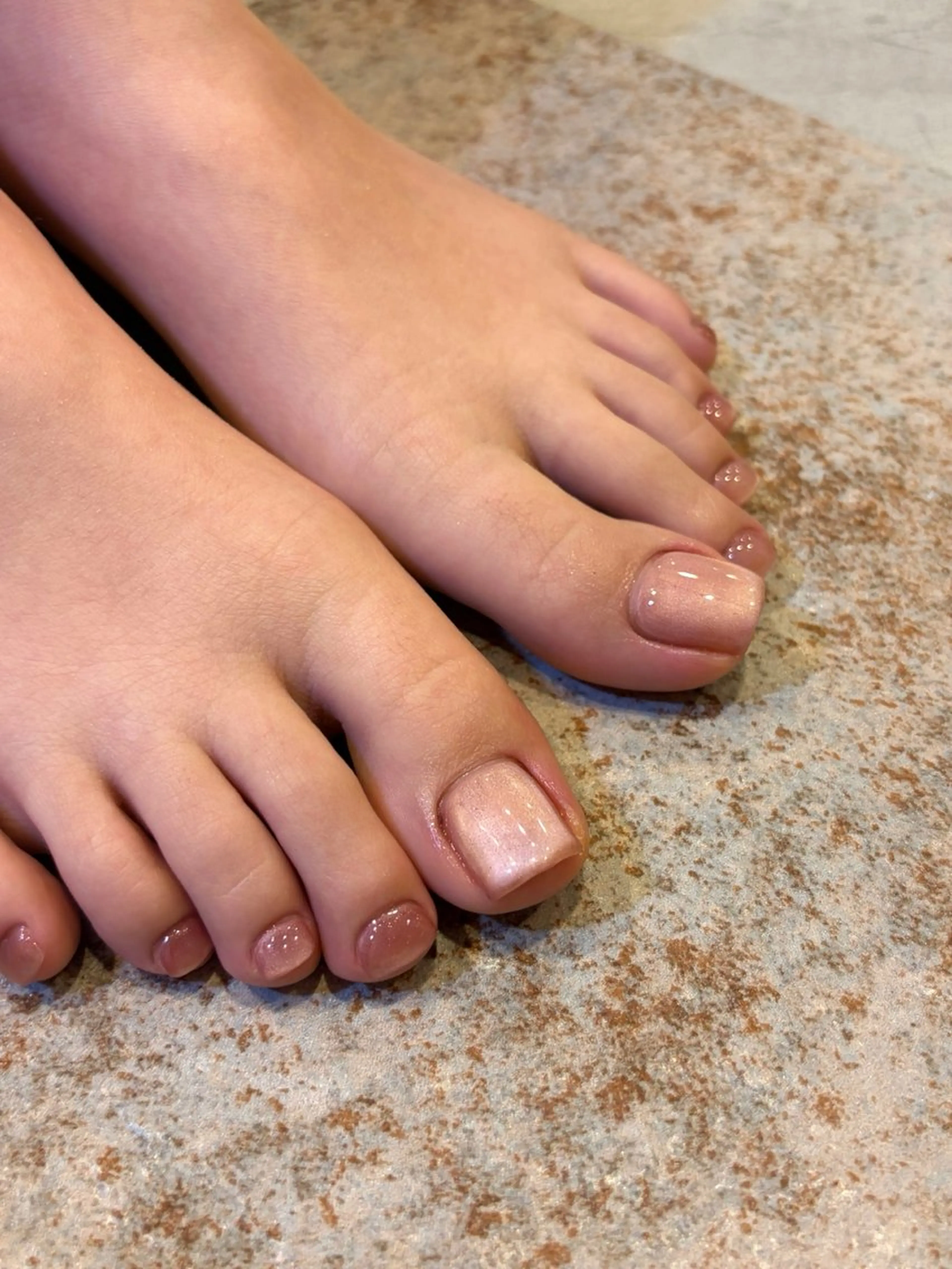 フットジェルネイル【 ミラー / マグネット 】【当日予約OK🌷】の写真