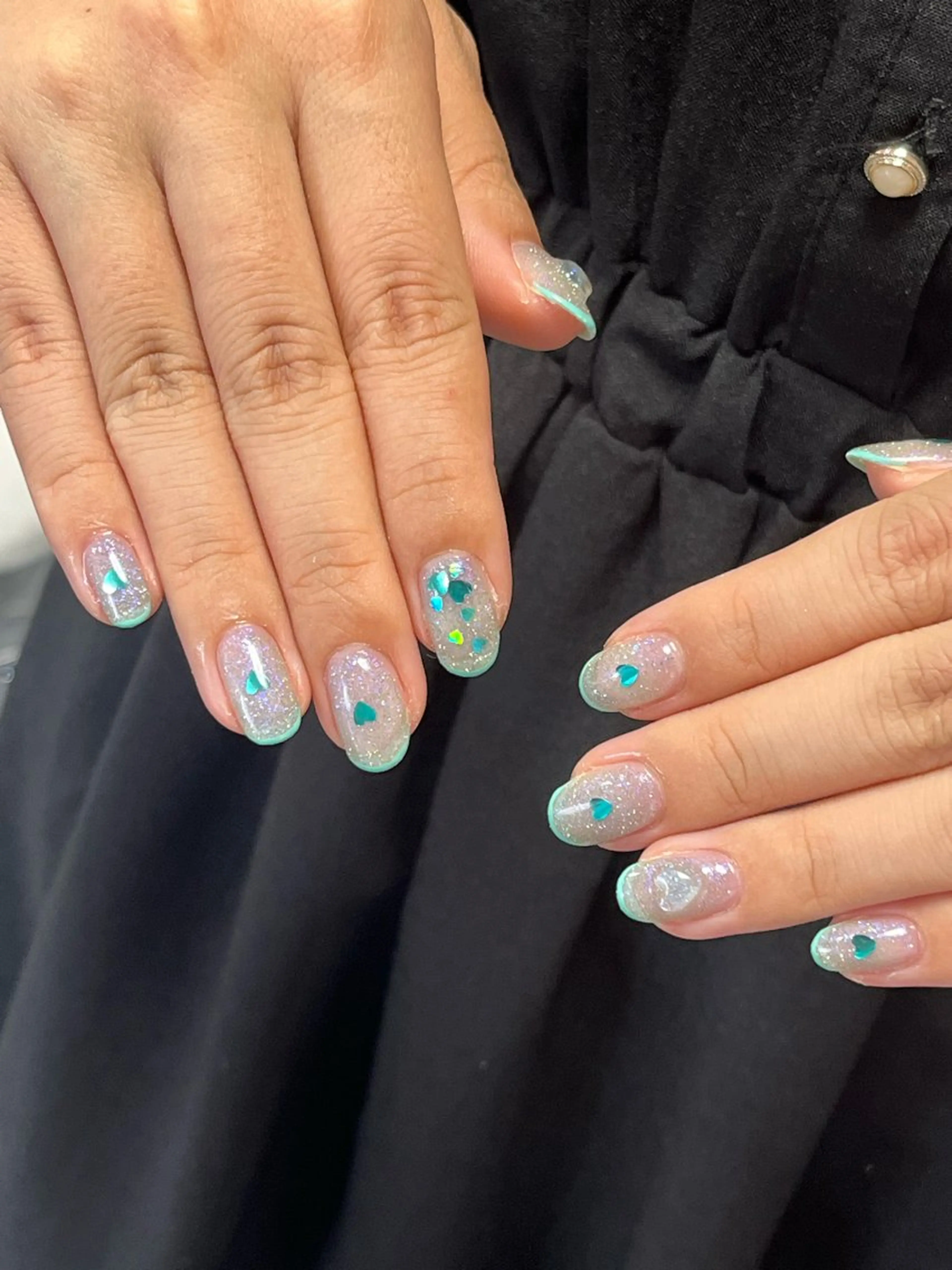 ネイル フラッシュネイル フレンチネイル ハンドネイル NailByua 武蔵新城徒歩4分のネイルデザイン